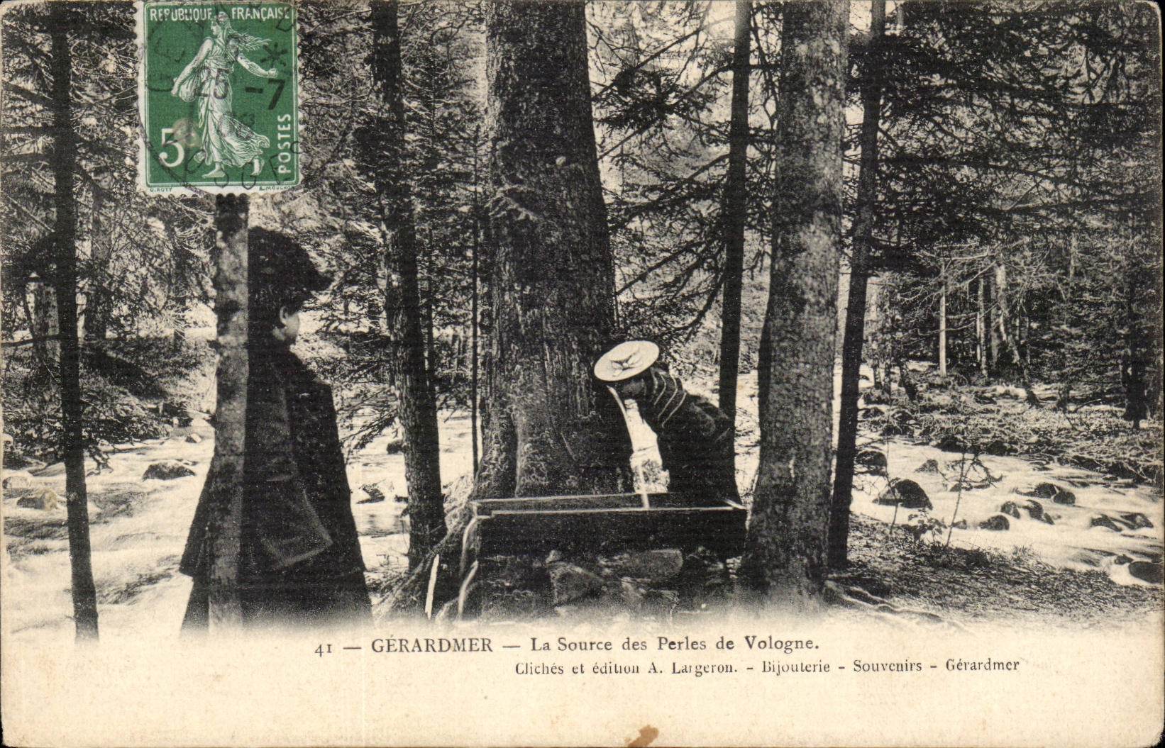 Gerardmer - Sources of the Pearls of Vologne - CPA