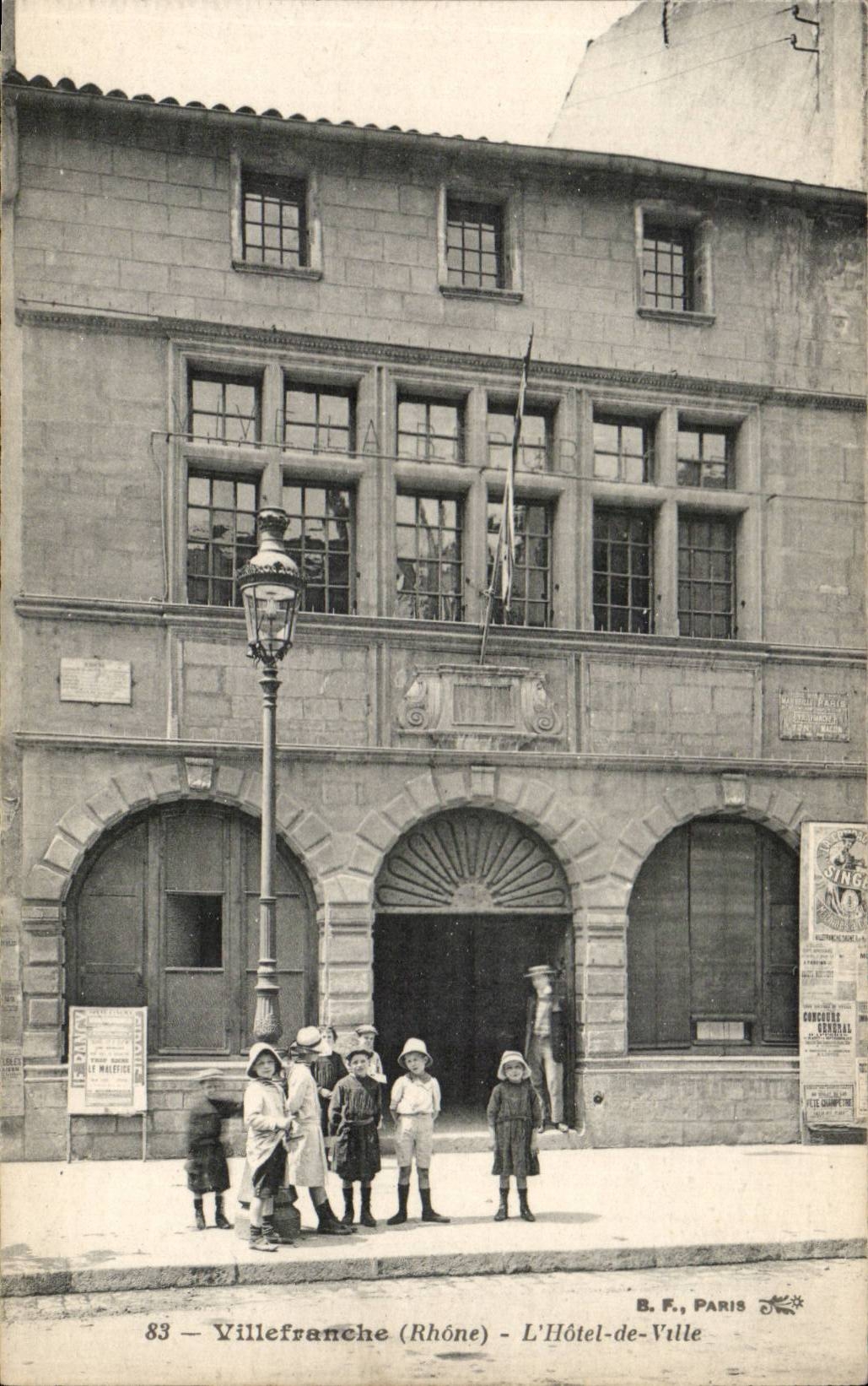 Villefranche - the Town hall - CPA
