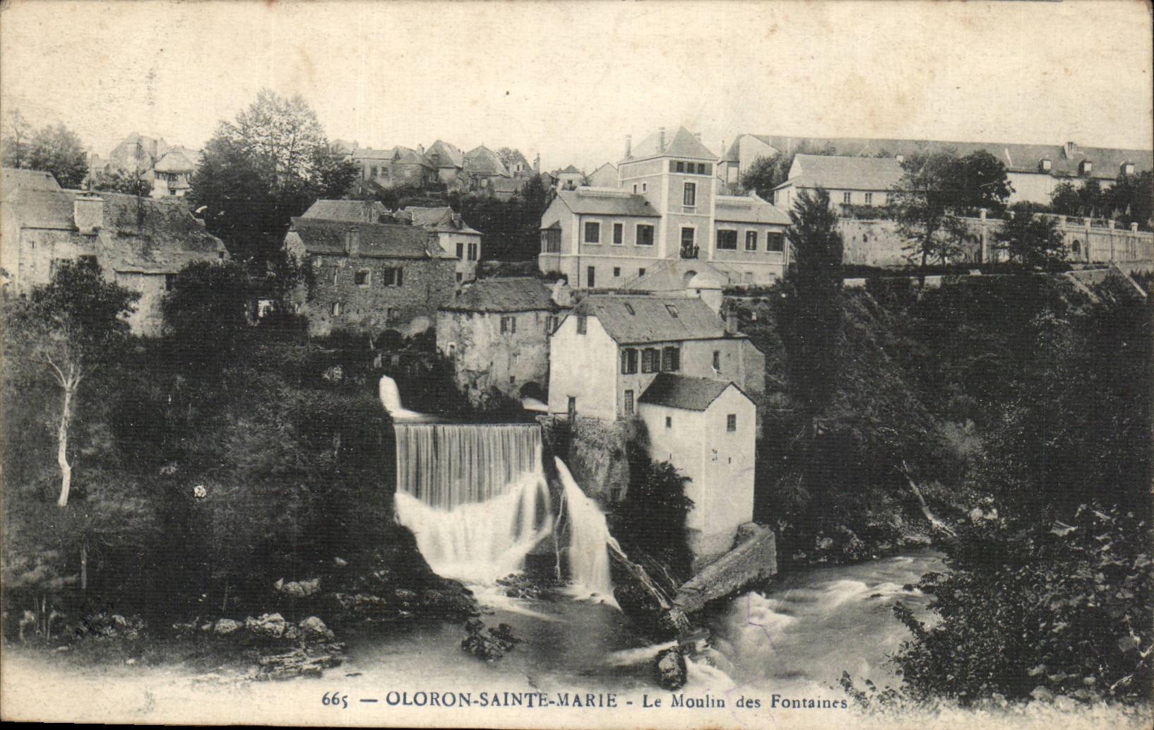 Oloron Saint Marie CPA the mill of the fountains