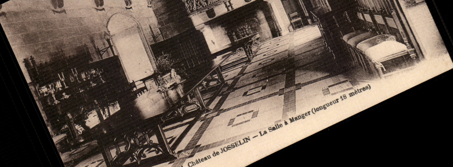 Josselin CPA Esszimmer des Schlosses