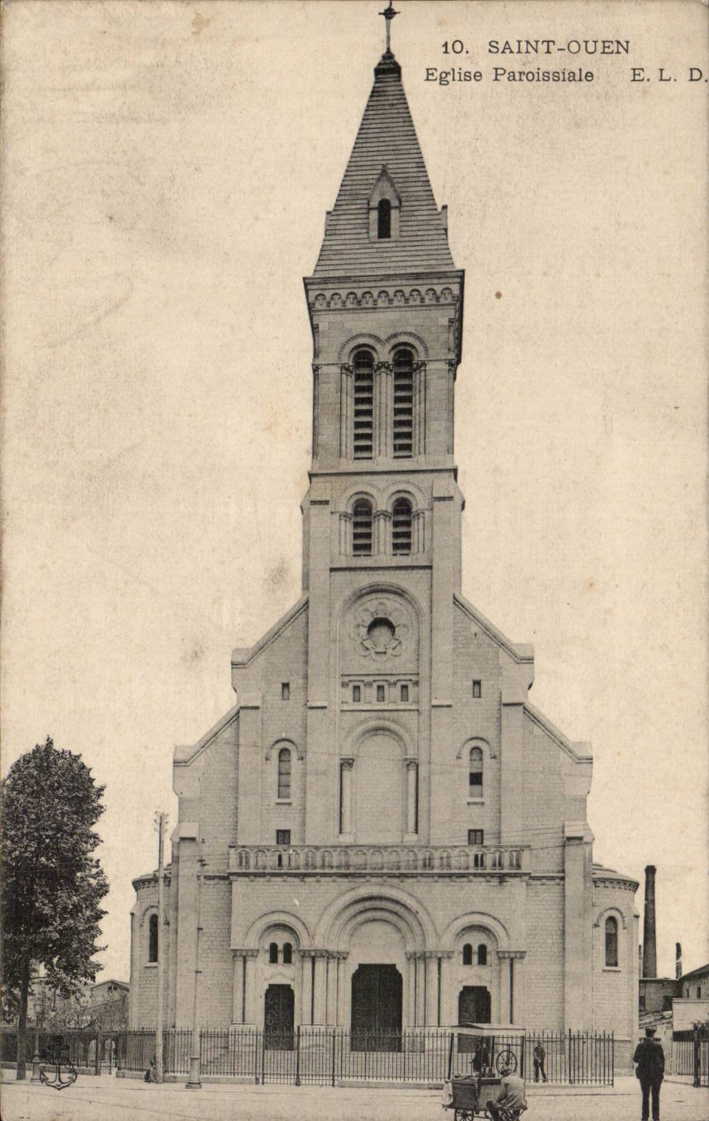 Saint Ouen CPA Parish church