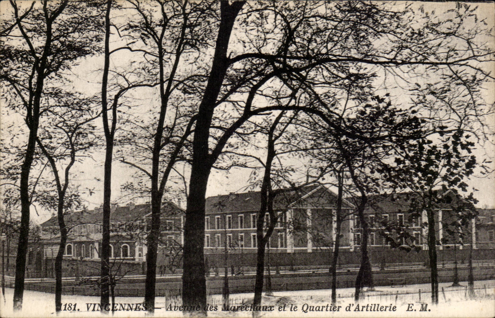 Vincennes CPA Which occurred of the Marshals and the artillery district