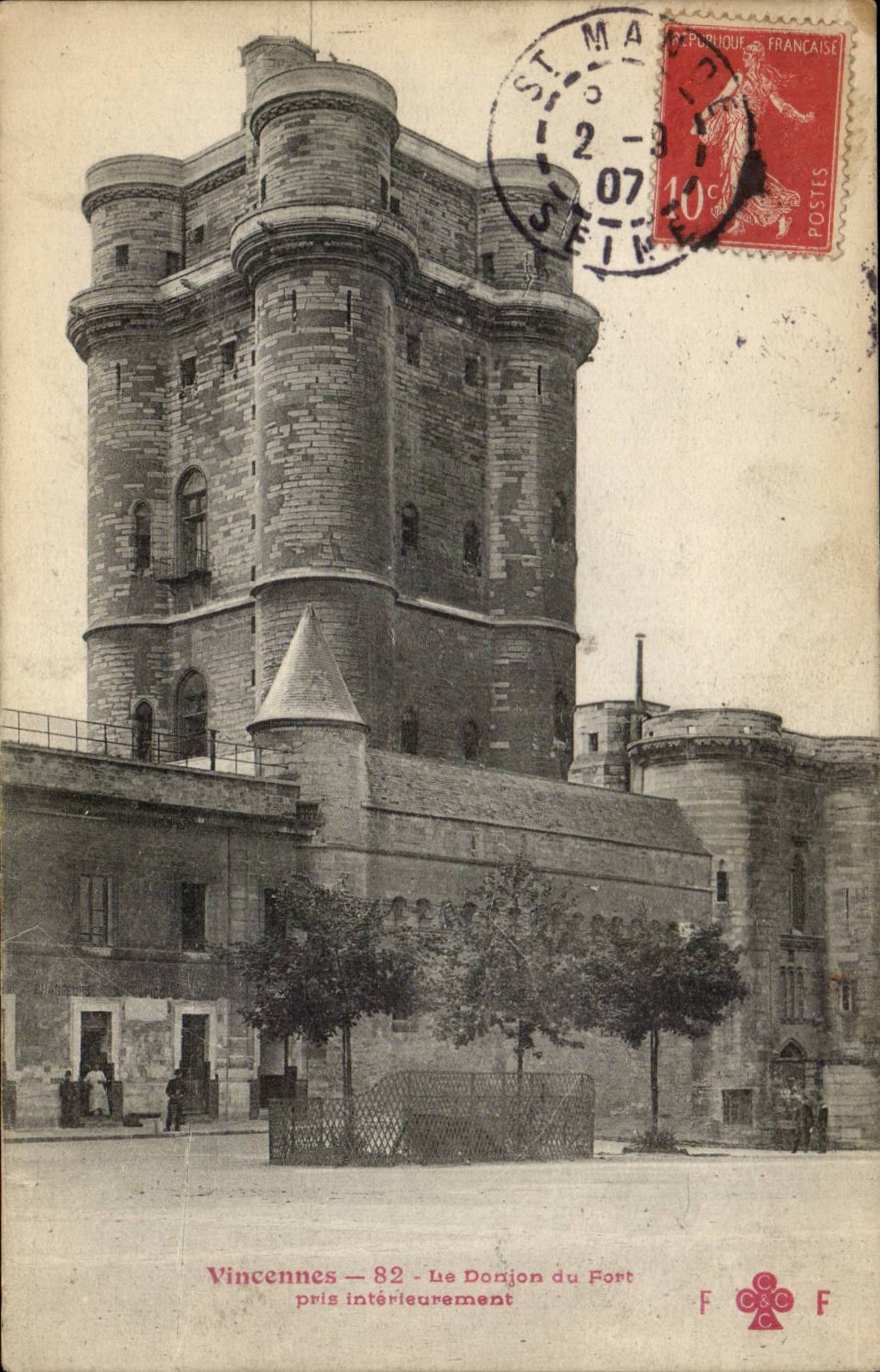 Vincennes CPA the keep of the fort taken internally