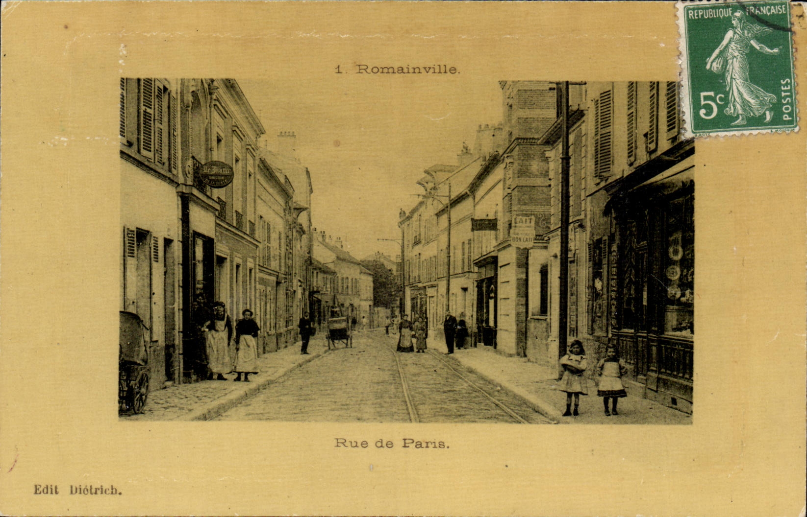 Romainville CPA Street of Paris