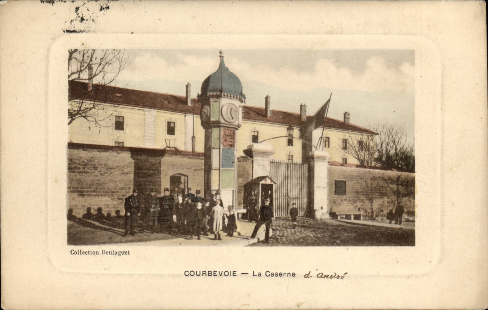 Courbevoie CPA die Kasernen von Andre