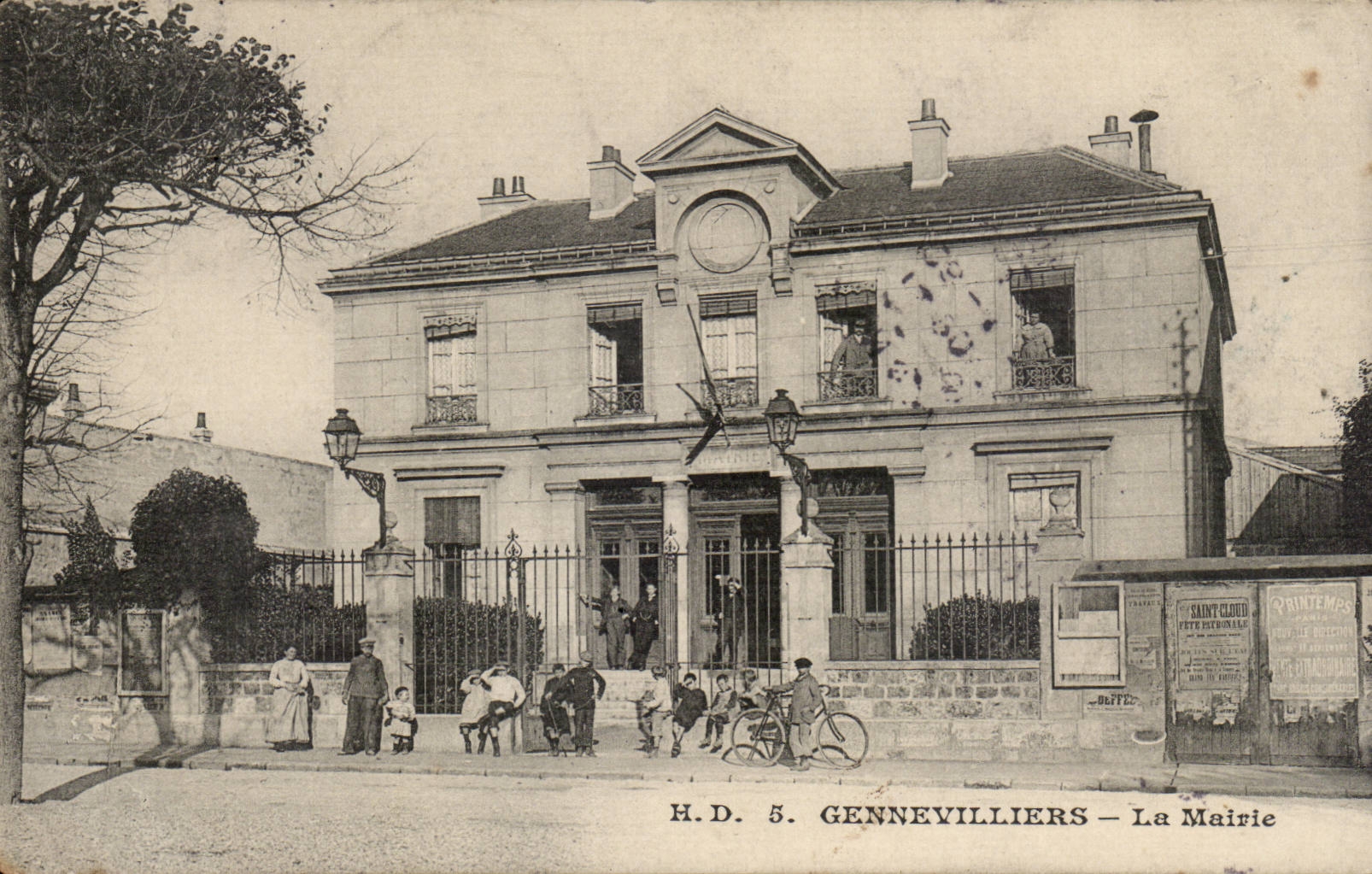 Gennevilliers CPA the town hall
