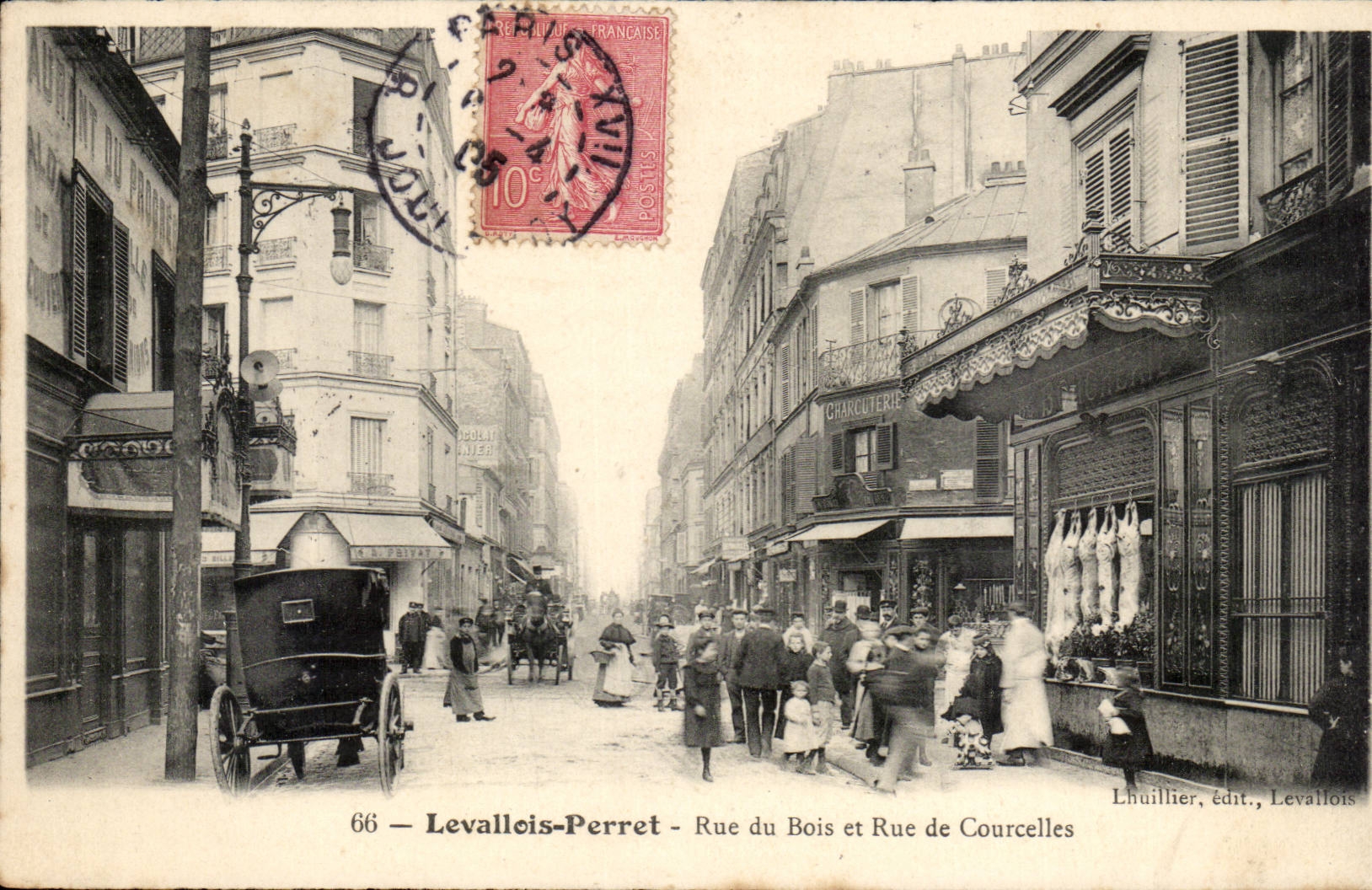 Levallois Perret CPA Rue du bois et rue de Courcelles