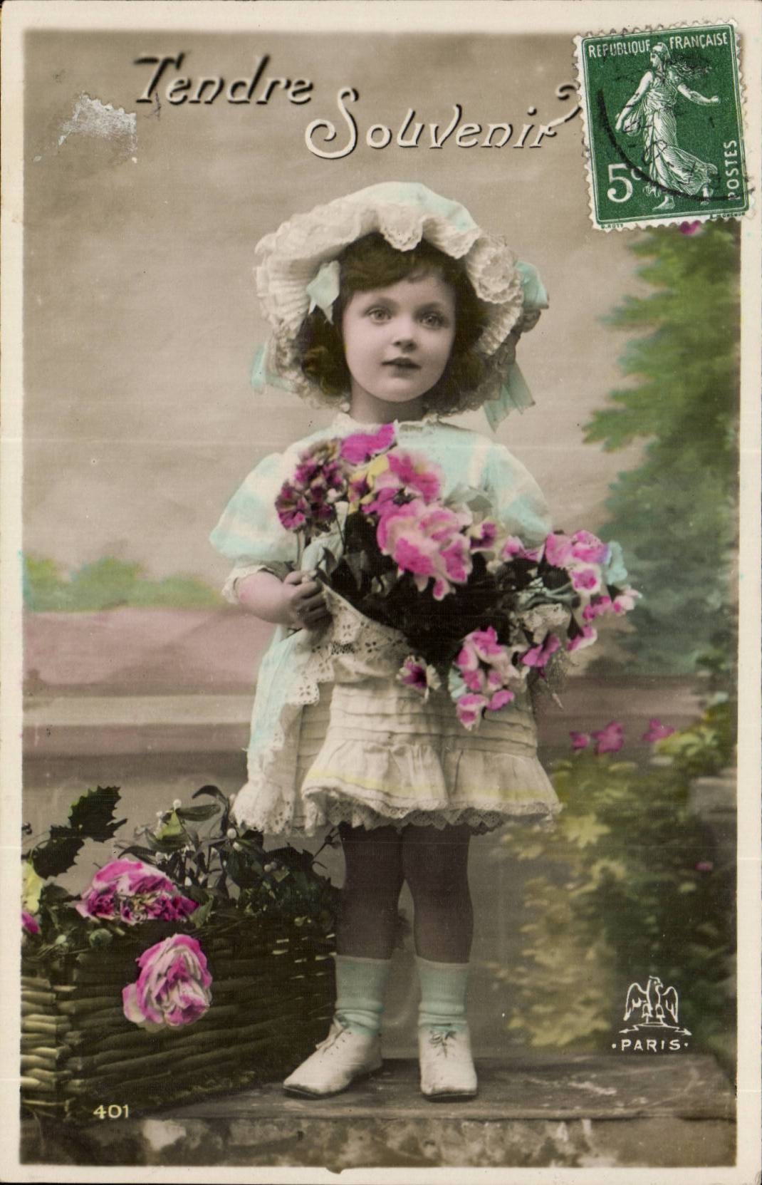 CPA zartes Phantasie-Madchengedachtnis