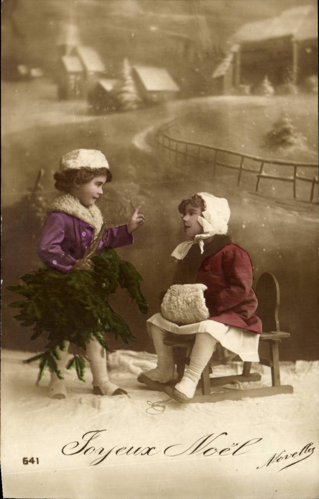 CPA Fantasy Child Merry Christmas