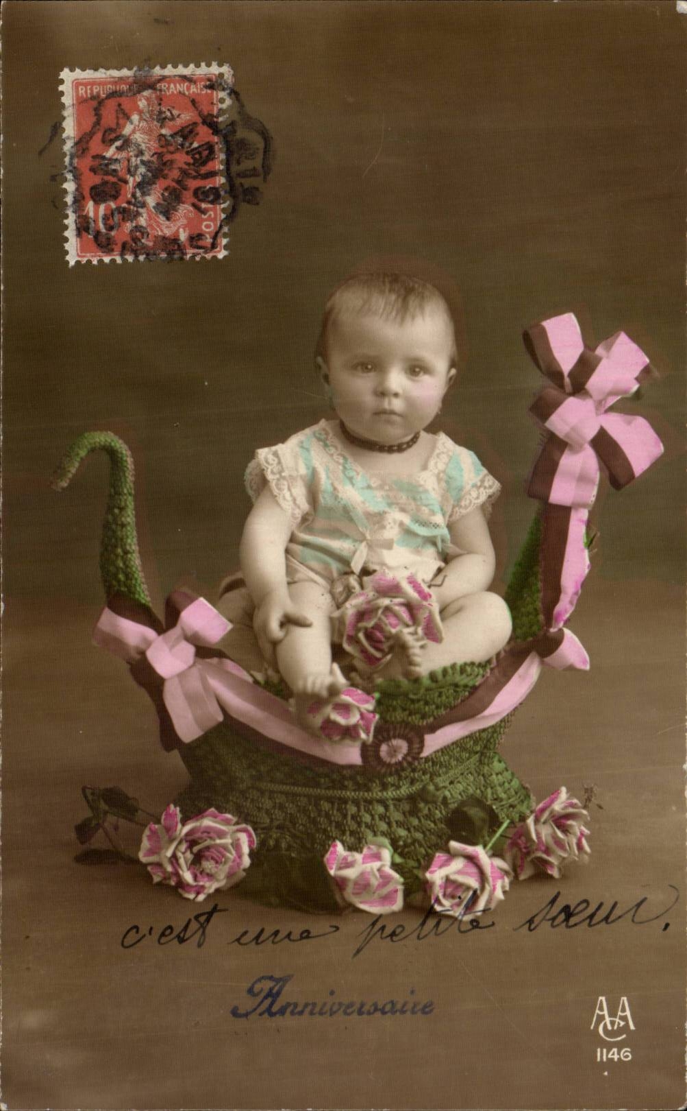 CPA Fantasy Child Baby birthday