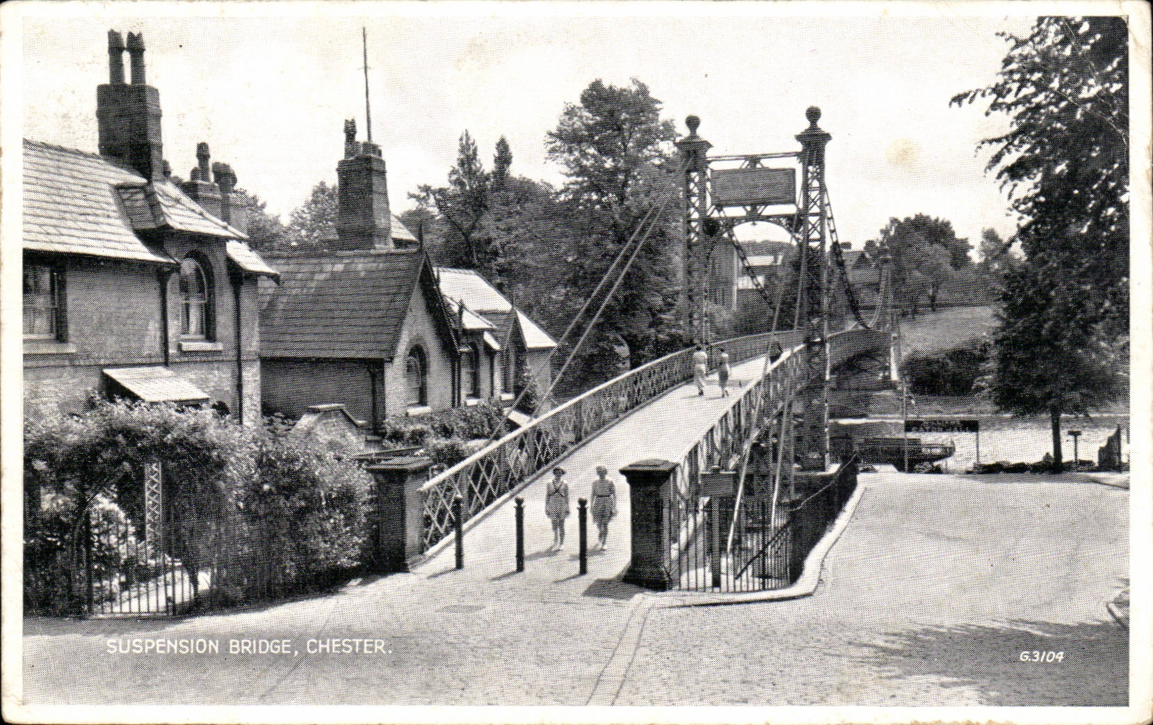 The United Kingdom Great BRitain CPA Suspension Chester Bridge