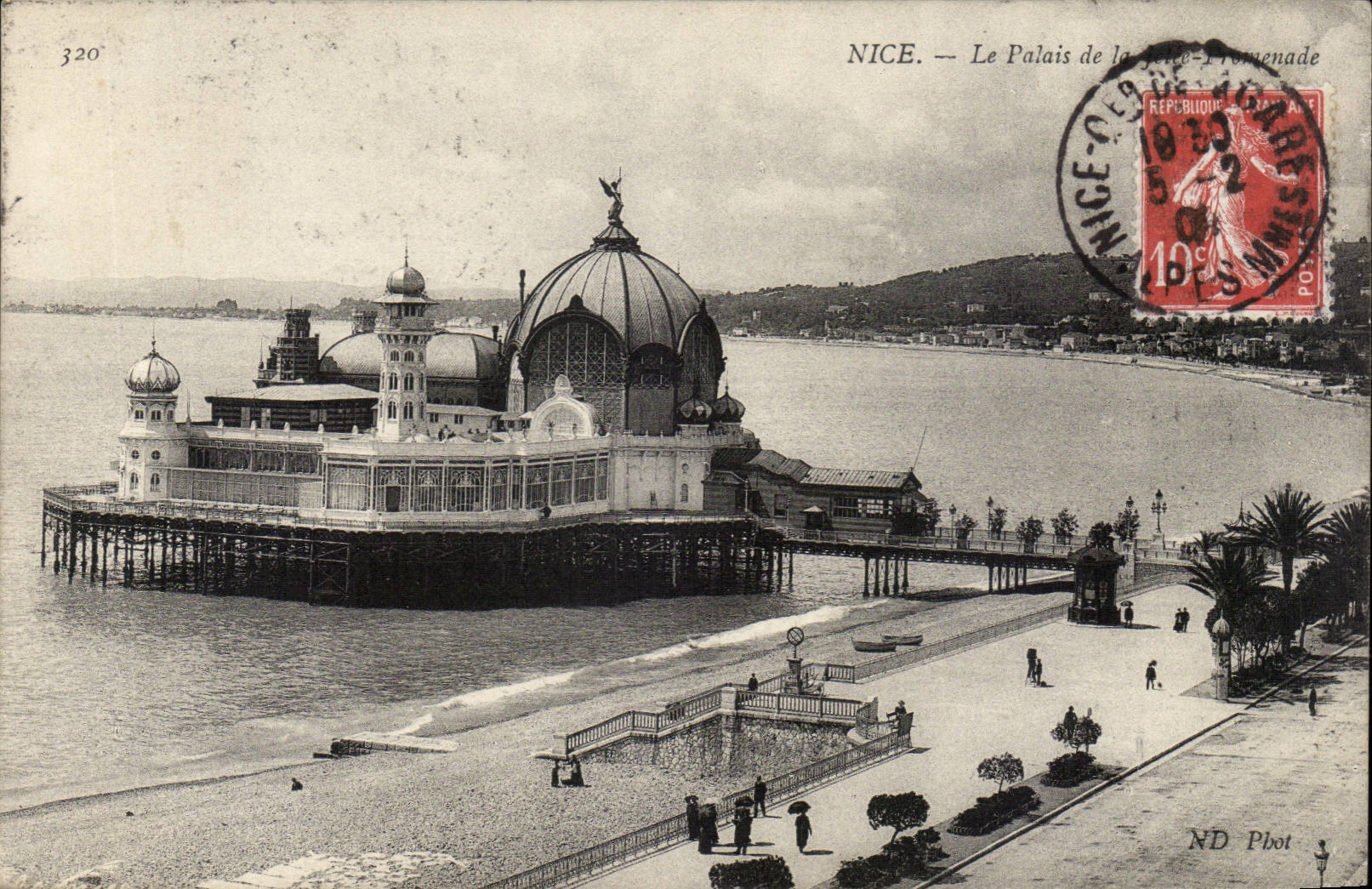 Nettes CPA der Gaumen des Pier Wegs