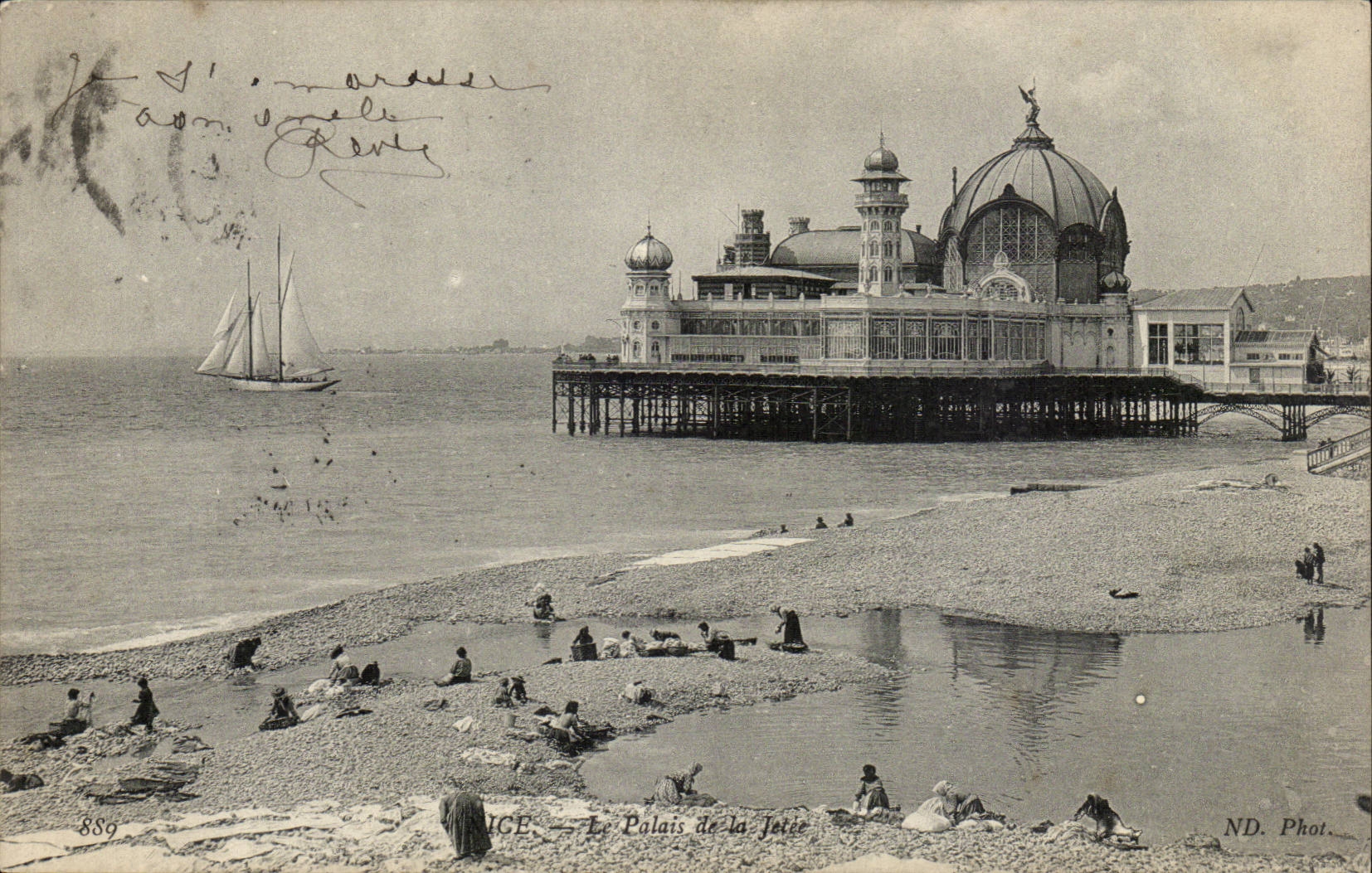 Nettes CPA der Gaumen des Piers (Lavendelfelder)