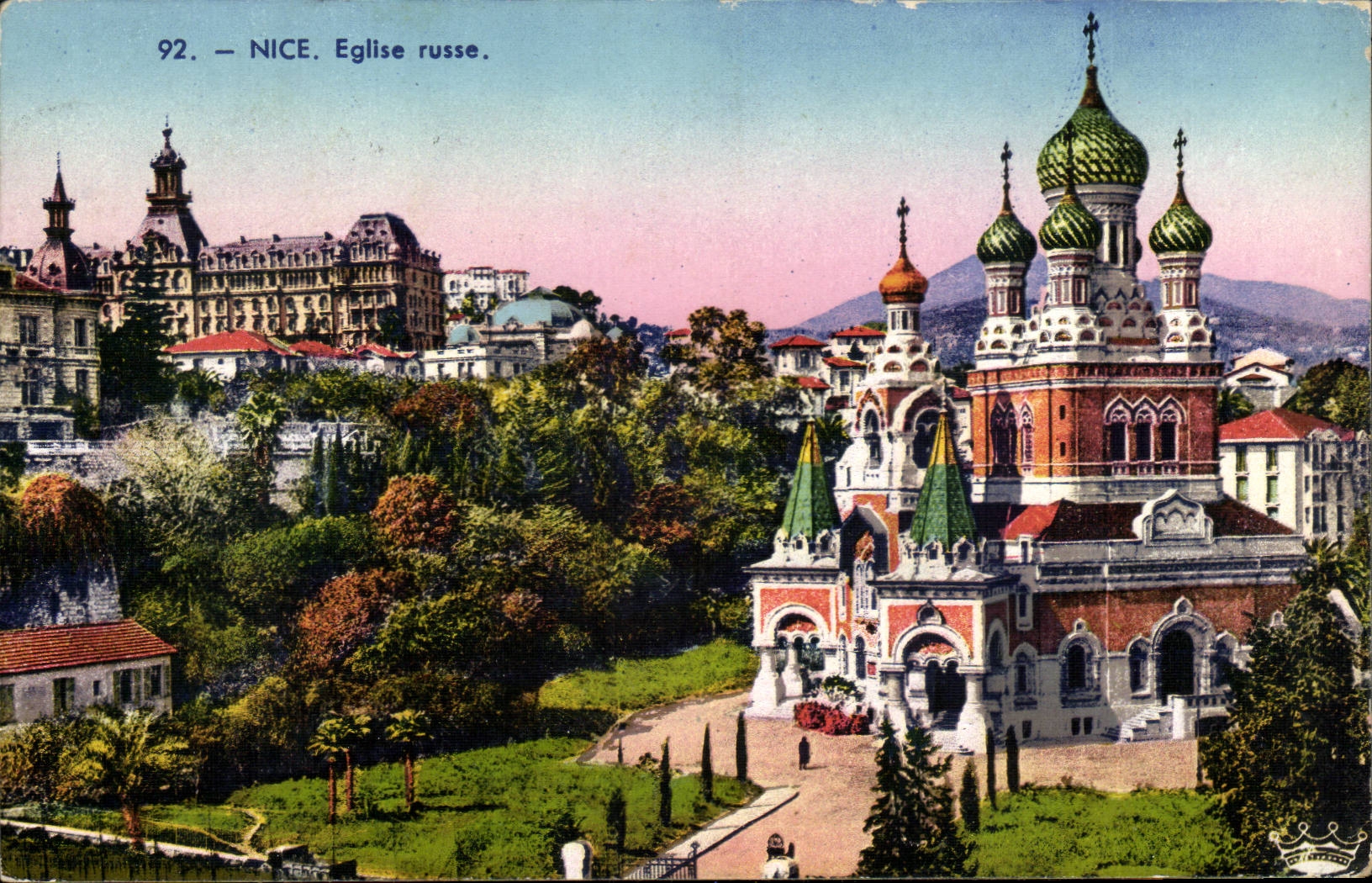 Russische Nizza CPA Kirche (russische Kirche)