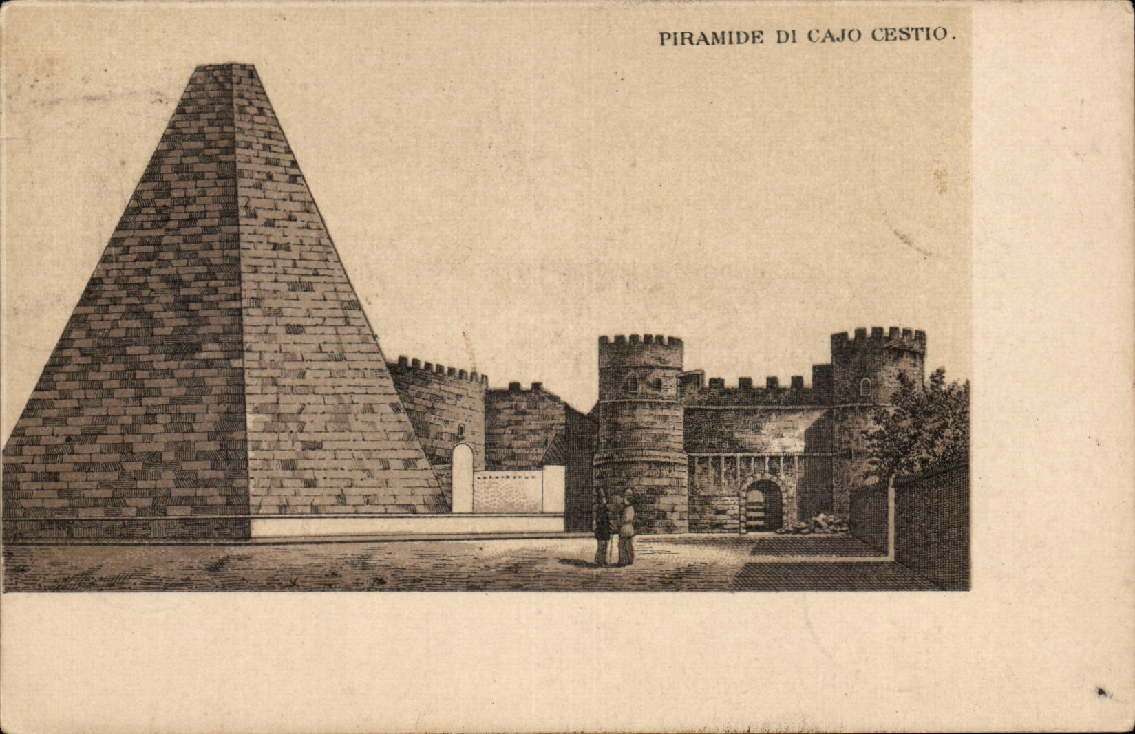 Italien - Italien - Italien - Piramide di Cajo Cestio - CPA