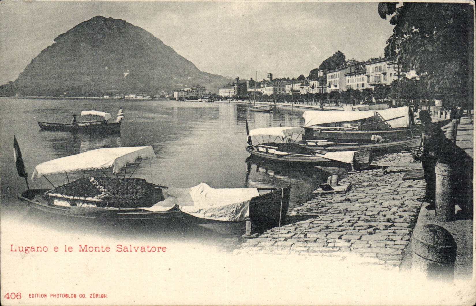 Suisse - Schweiz - Lugano - e le Monte Salvatore - CPA