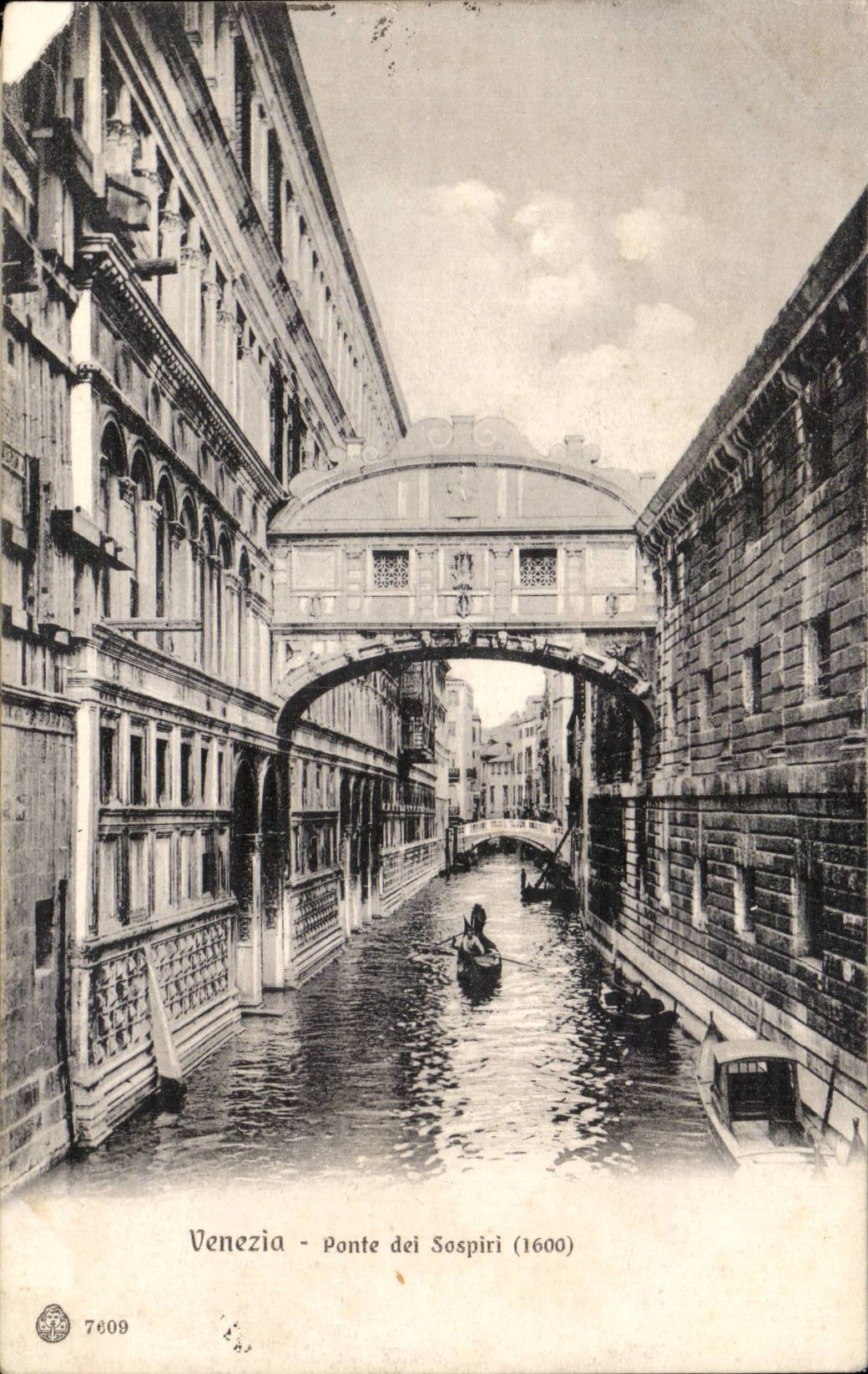 Italia - Italy - Italy - Venezia - Laying del Sospiri - CPA