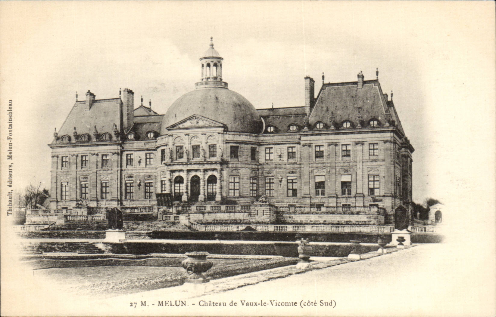 Melun CPA Castle of Vaulx the Viscount (southern part)