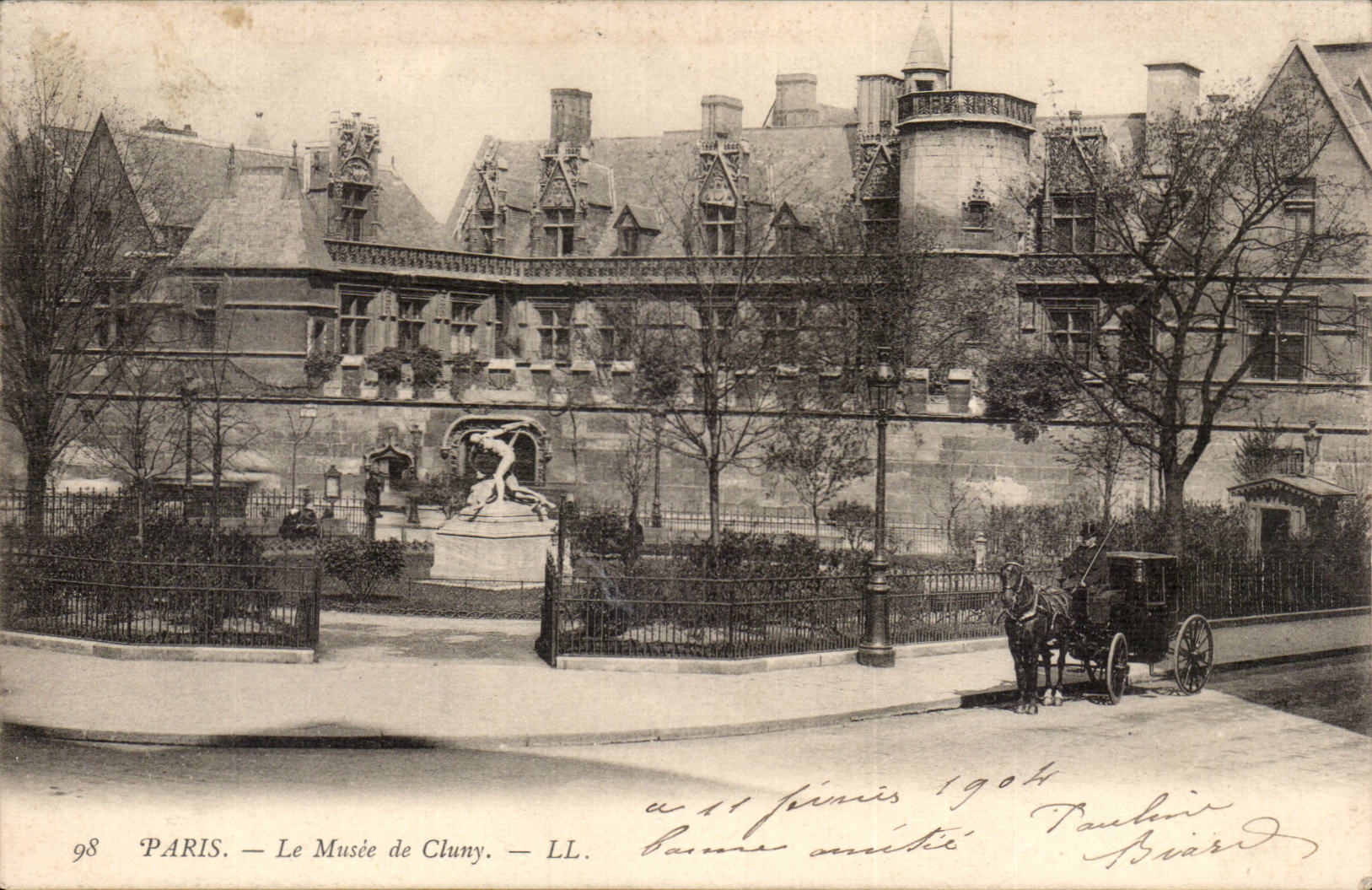 Paris CPA Museum of Cluny