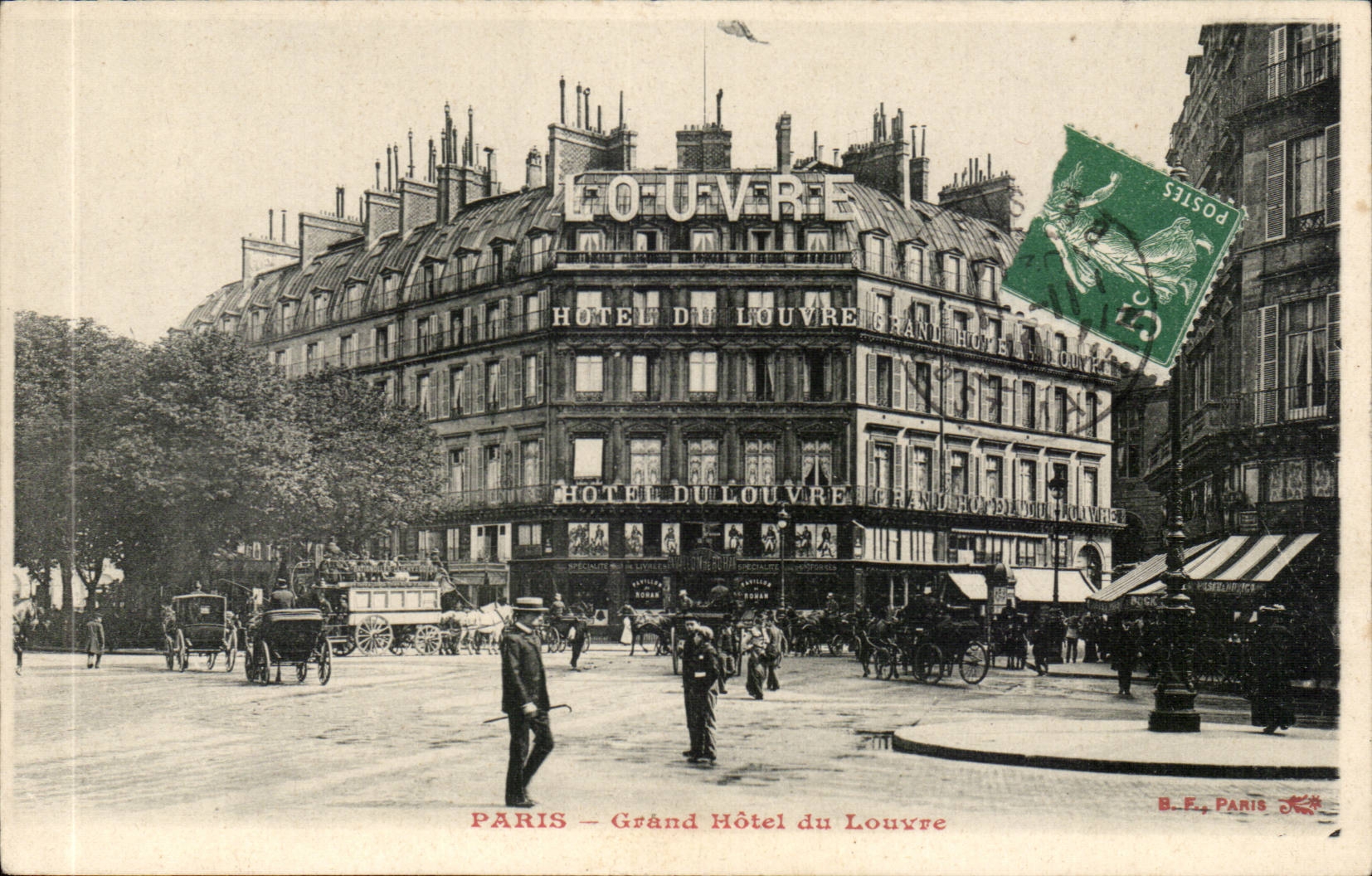 Paris CPA Grand hotel du Louvre