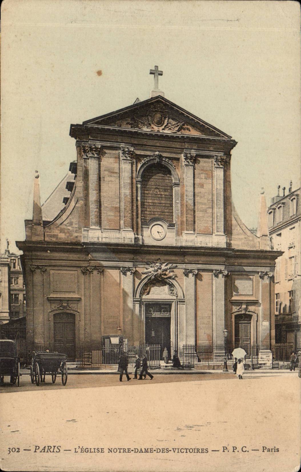 Paris CPA L'eglise Notre DAme des Victoires