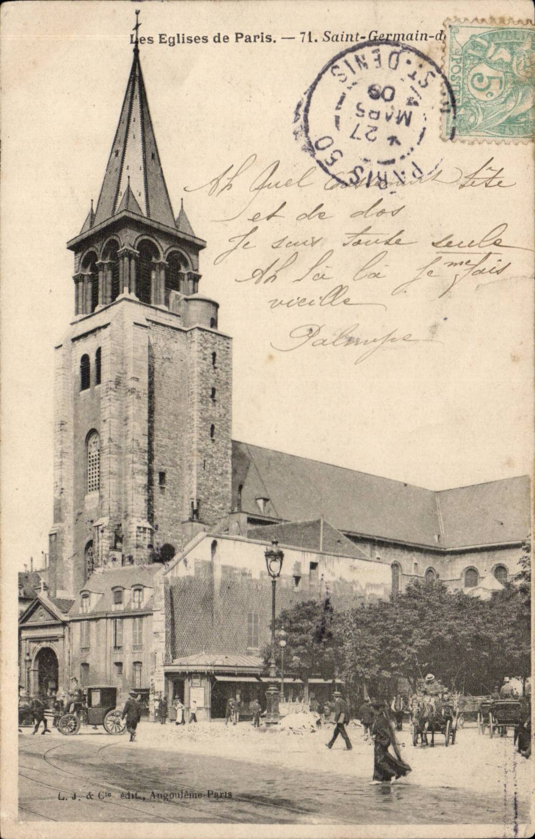 CPA churches of Paris Saint Germain of Near