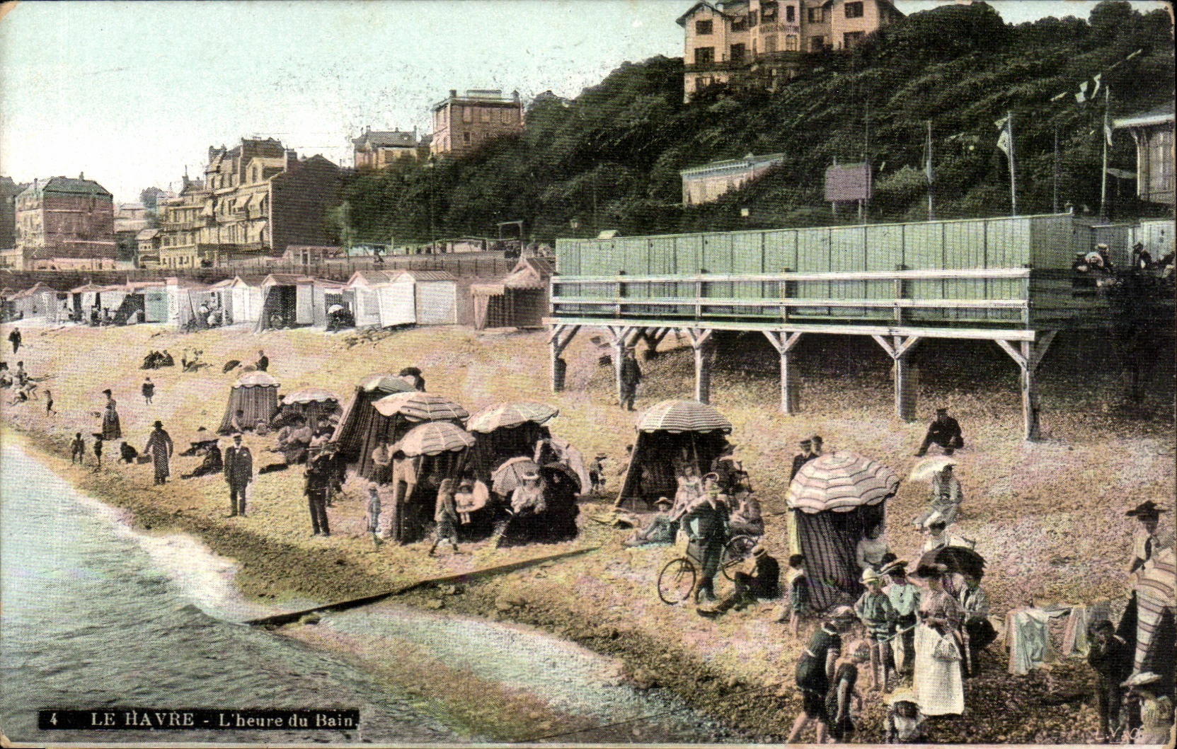 Le Havre CPA the hour of the bath