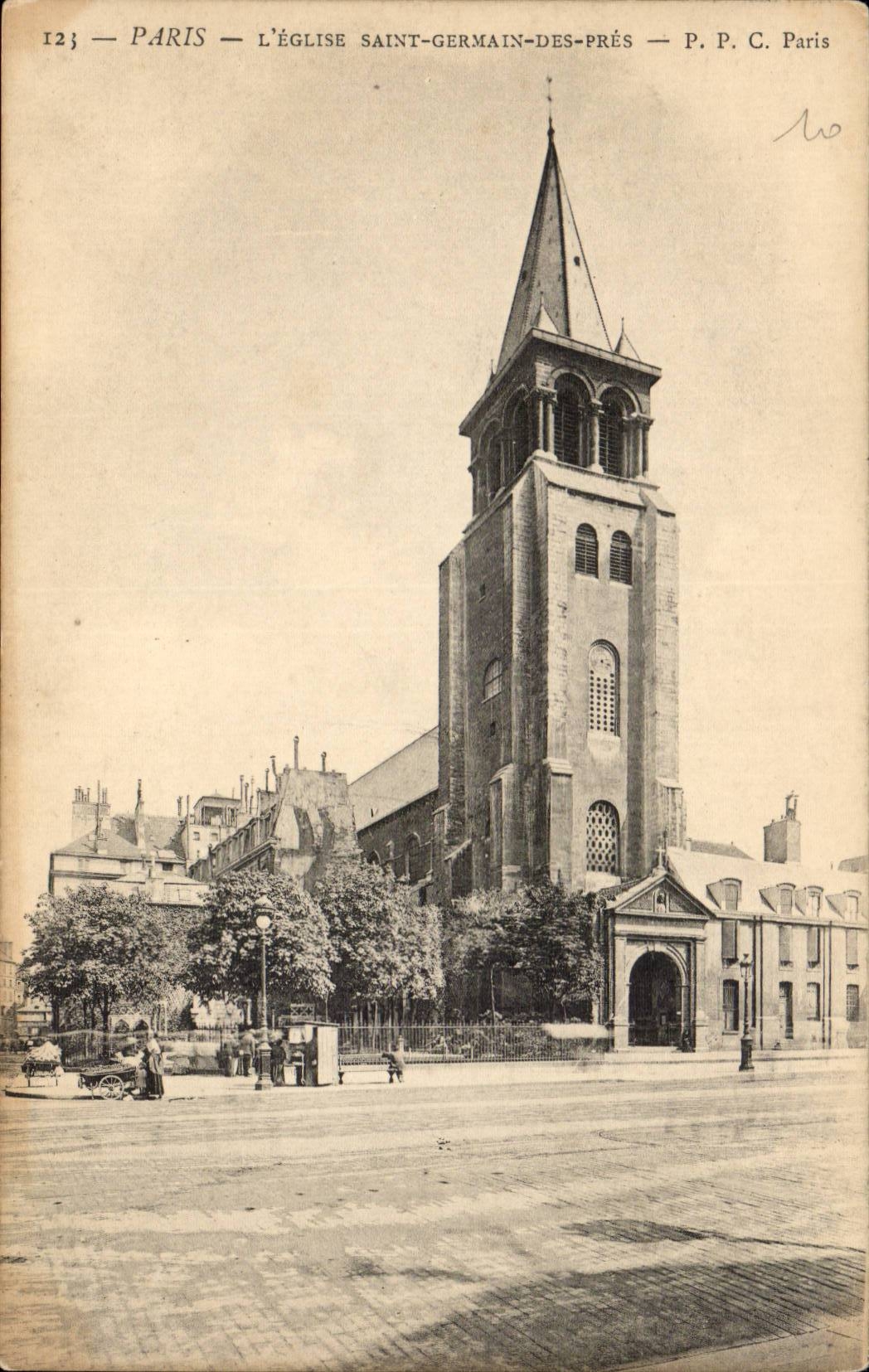 Paris CPA Church Saint Germain of Near