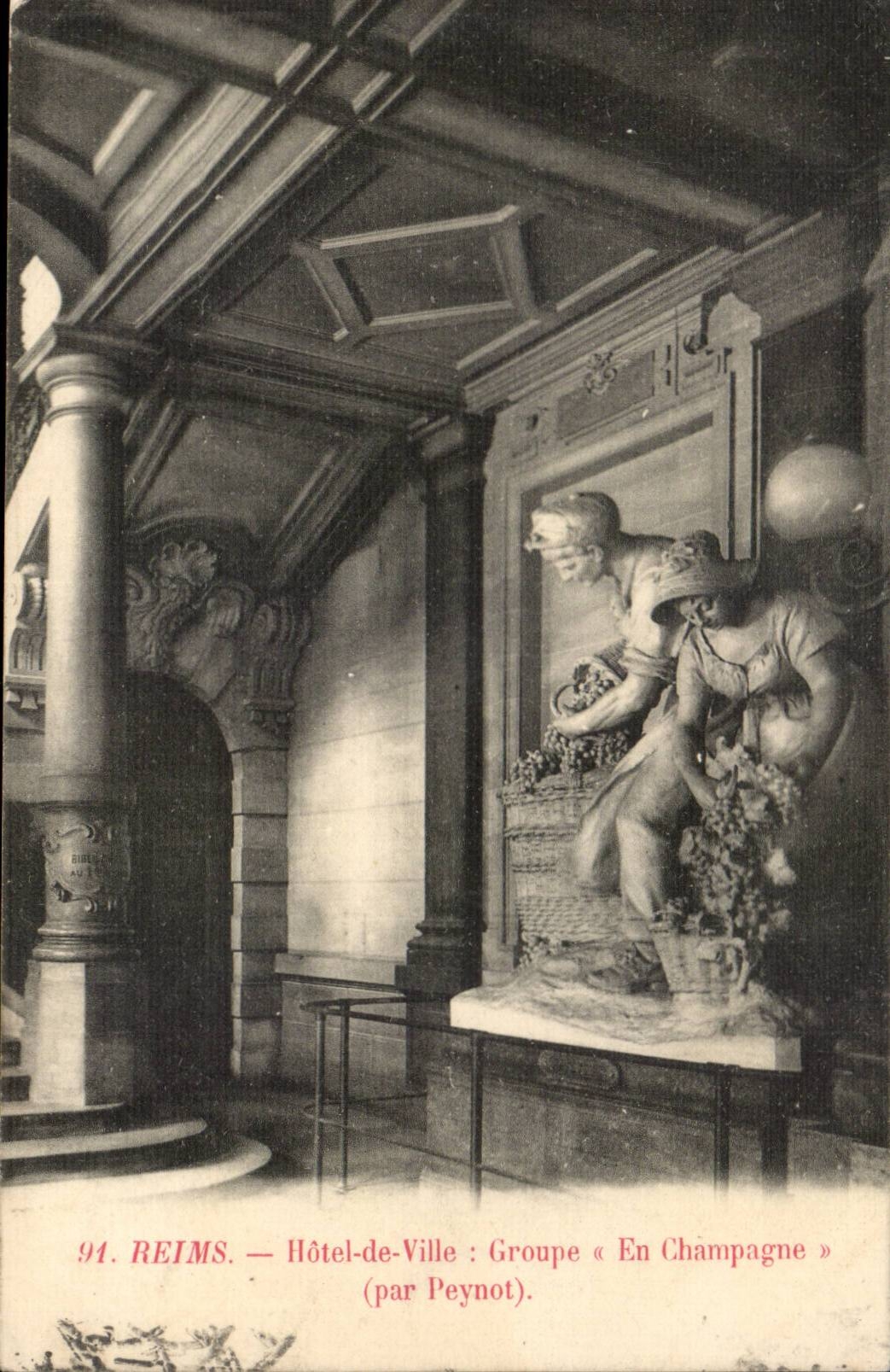 Reims CPA Town hall Groups Out of Champagne (Peynot)