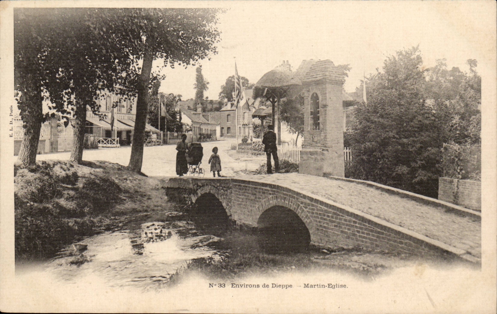 CPA Surroundings of Dieppe Martin Church