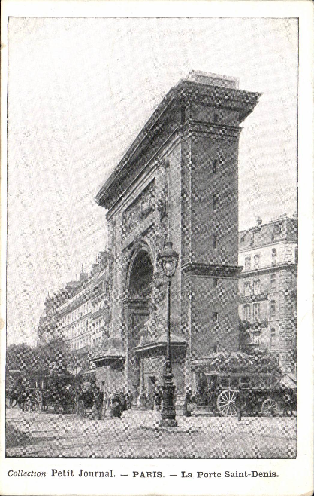 Paris CPA Gate Saint Denis