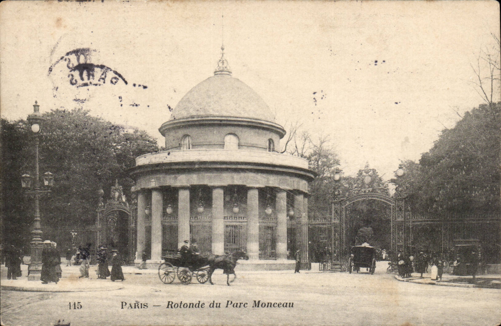 Paris CPA Rotunda of the pax heap