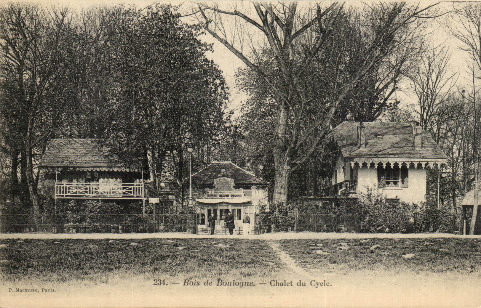 Bois de Boulogne CPA Chalet dy Cycle