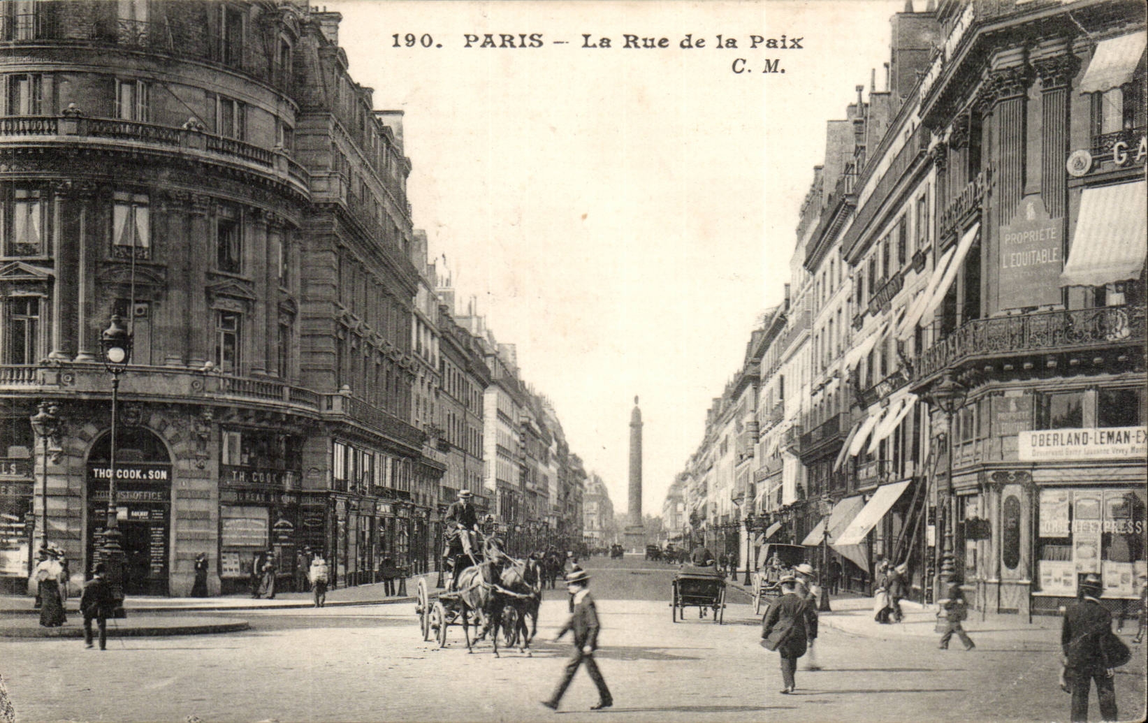 Paris CPA Rue de la Paix