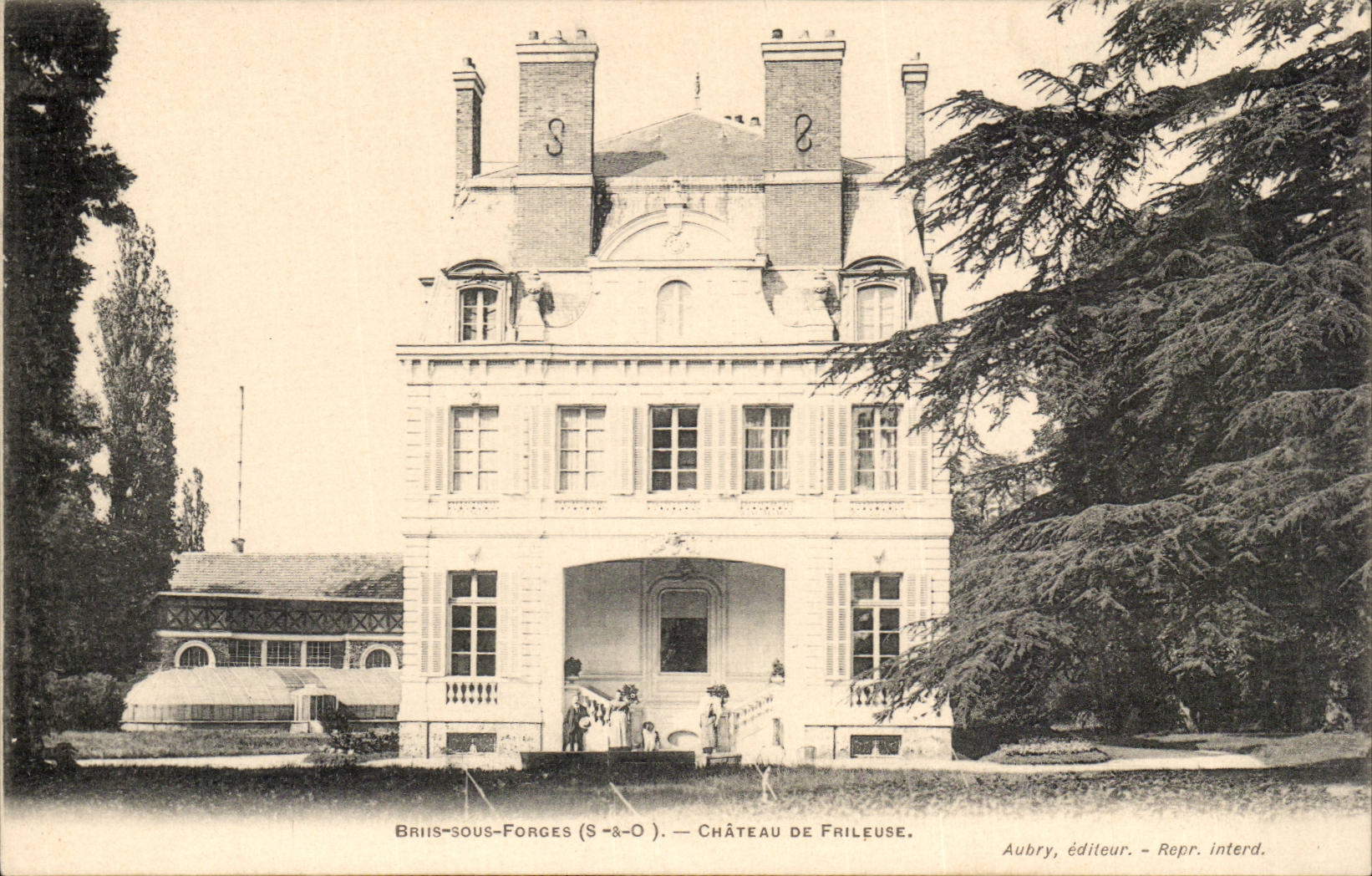 Briis under Forging mills CPA Castle of Sensitive to the cold