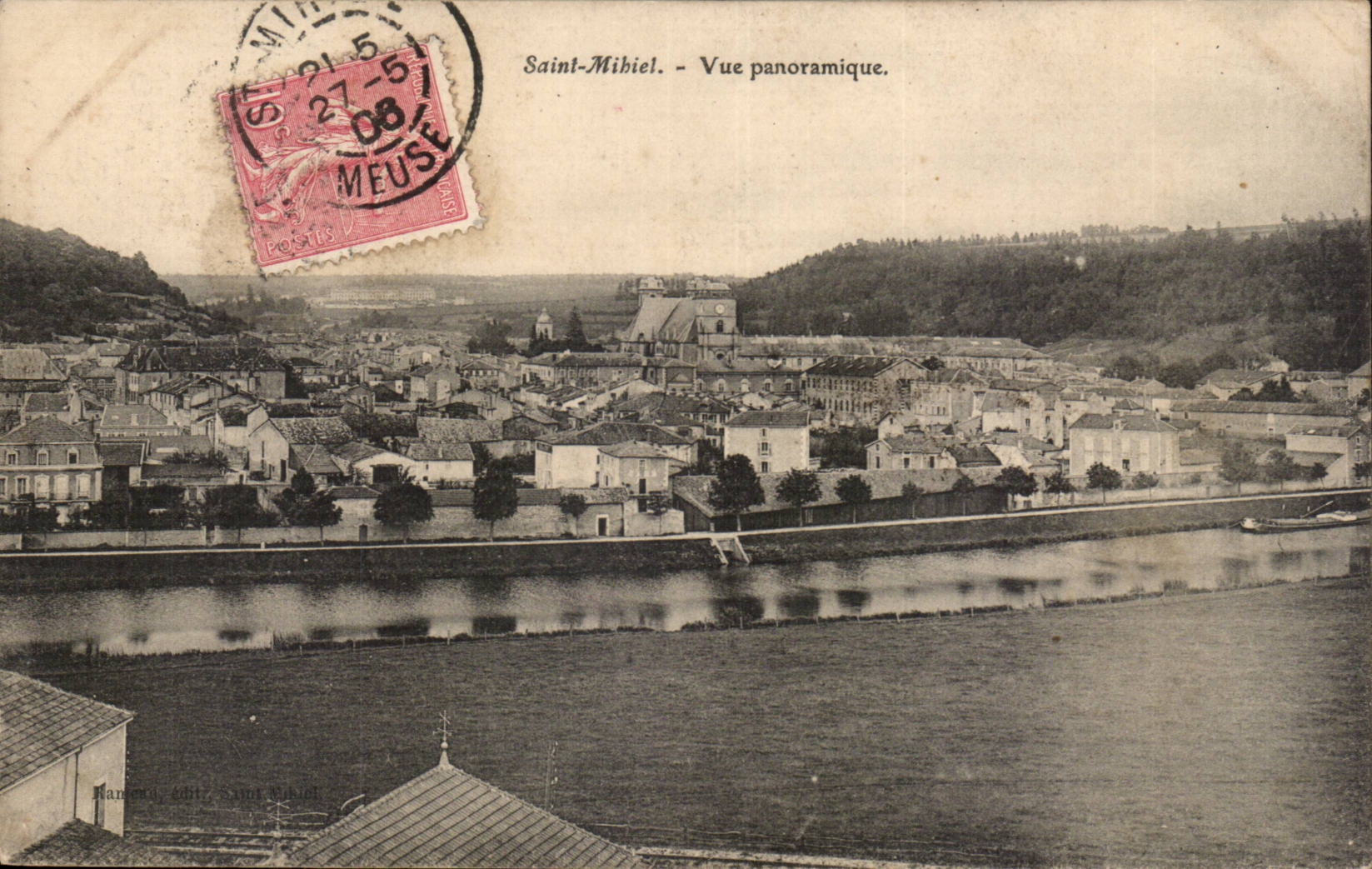 Saint Mihiel CPA Panoramic View