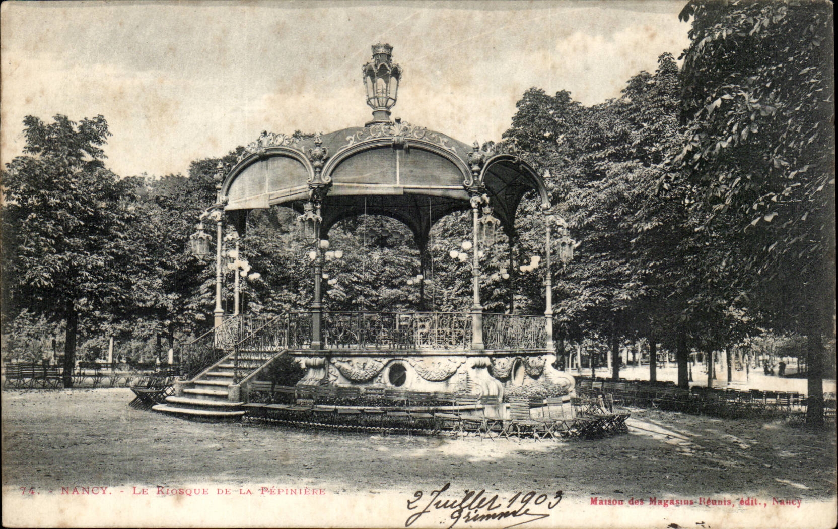 Nancy - Le Kiosque - CPA 