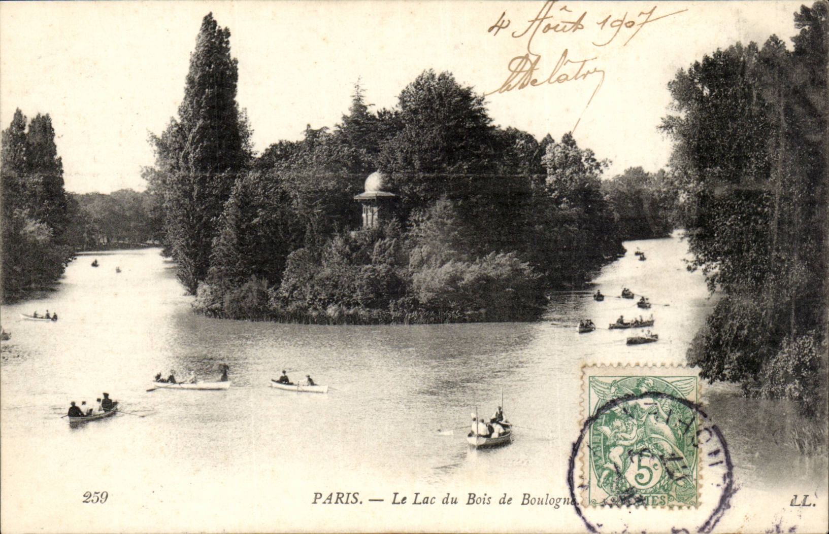 Paris 16 - Le Lac du Bois de Boulogne - CPA
