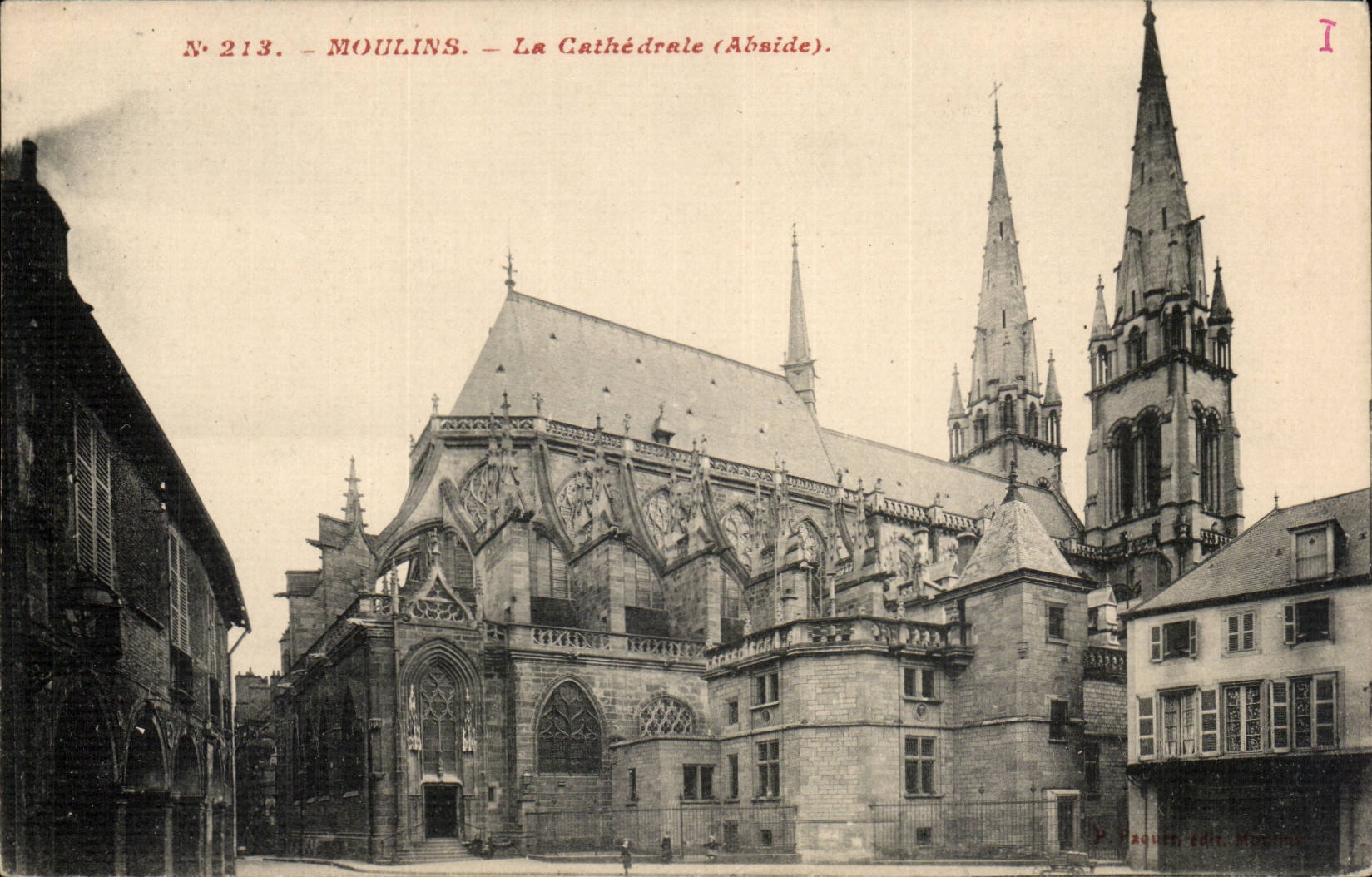 Moulins - the Cathedral - CPA