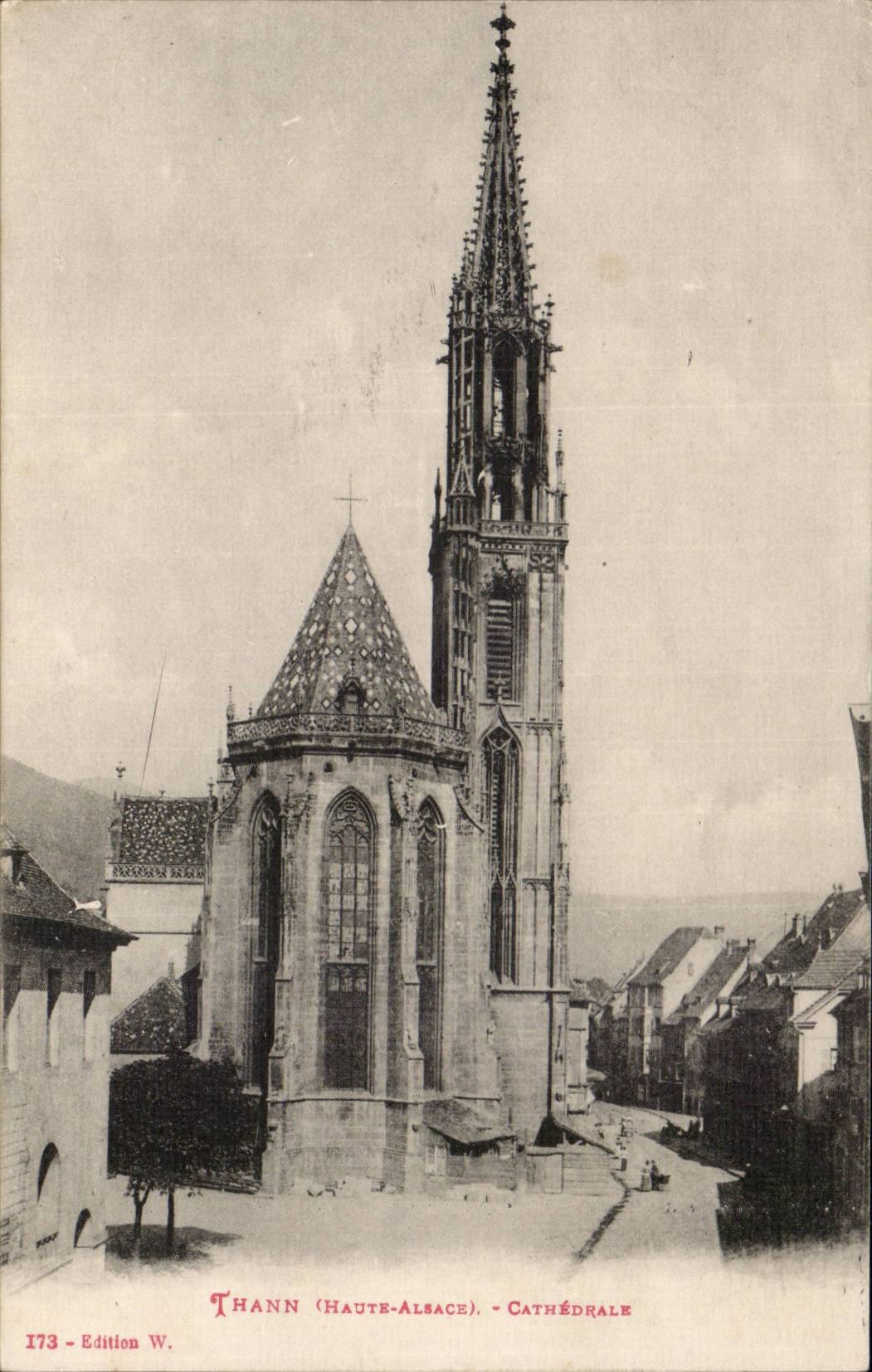 Thann - the Cathedral - CPA