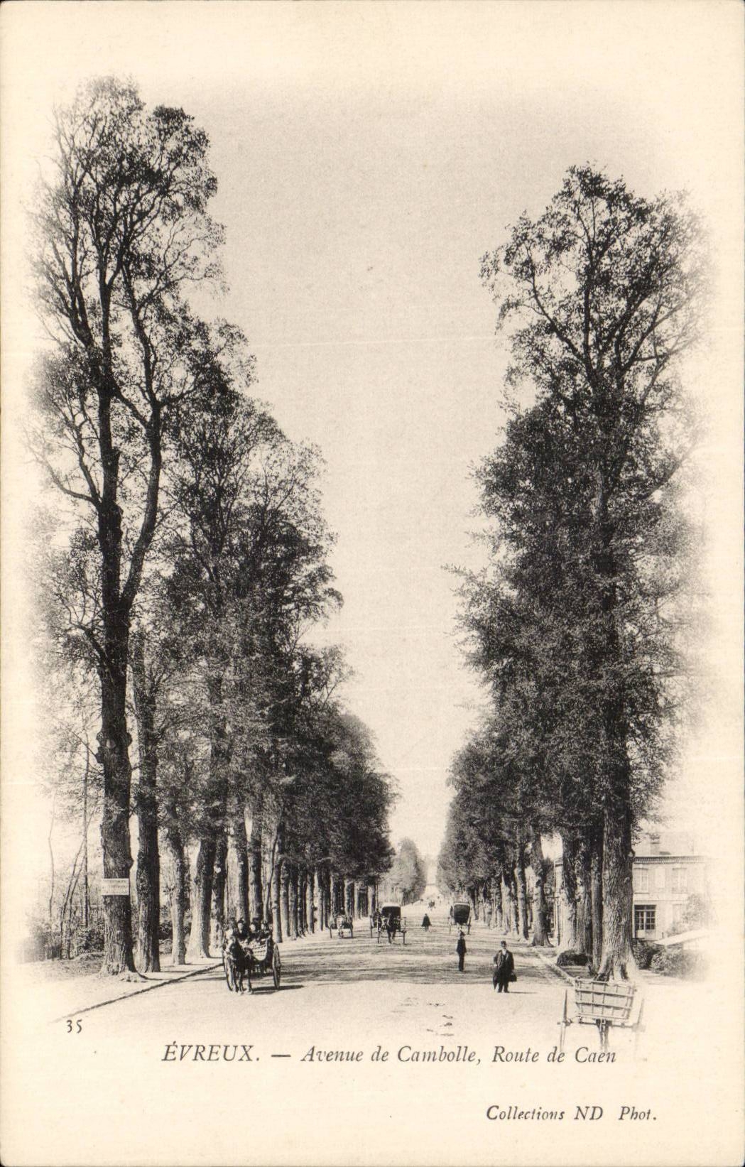 Evreux - Avenue of Cambolle - Road of Caen - CPA