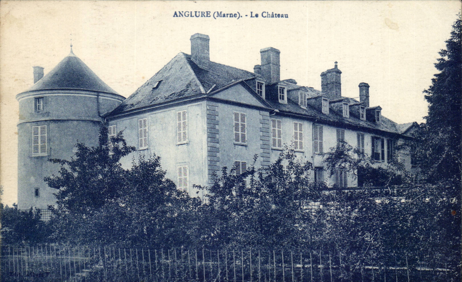 Anglure - the Castle - CPA