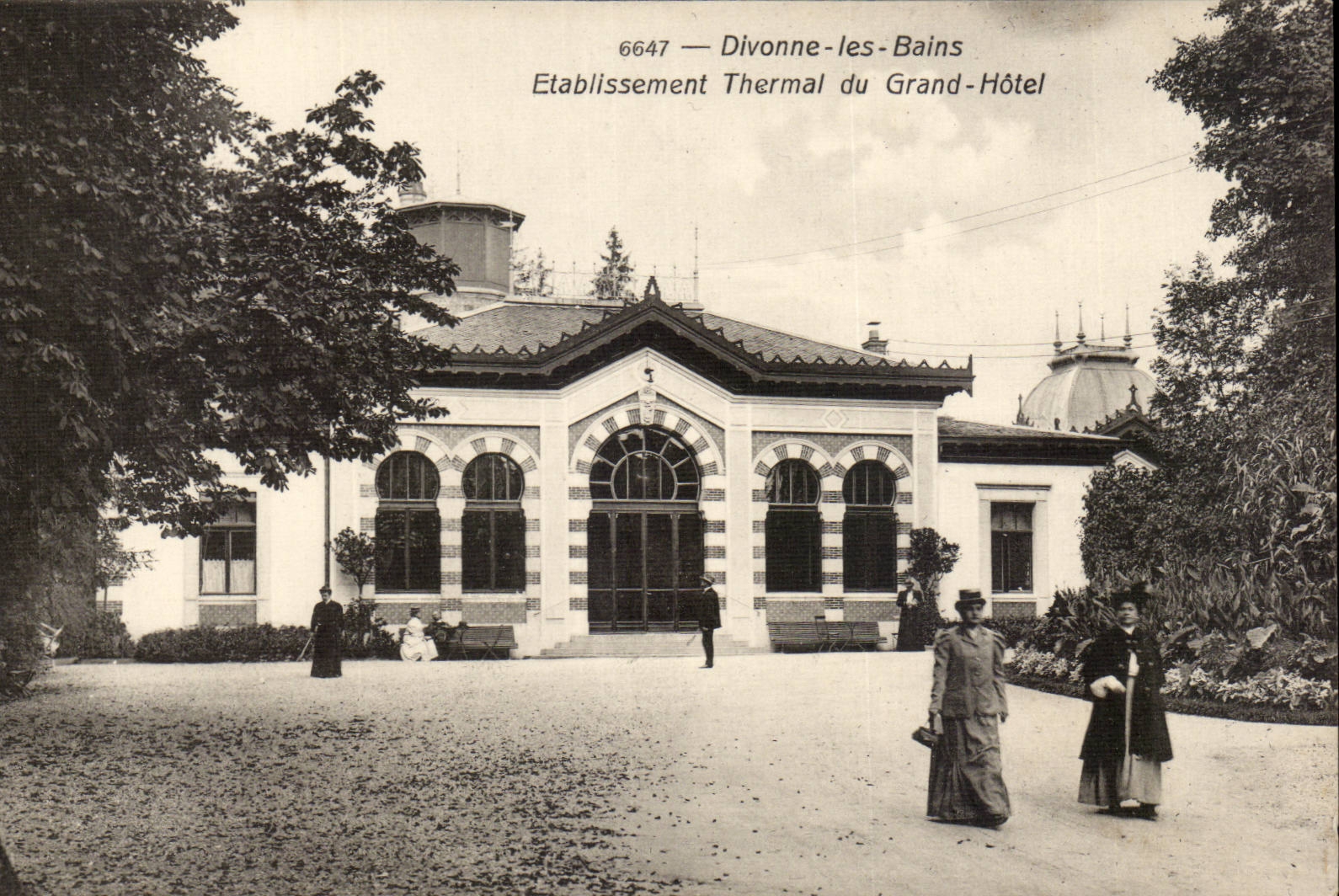 Divonne les Bains - Etablissement Thermal du Grand Hotel - CPA 