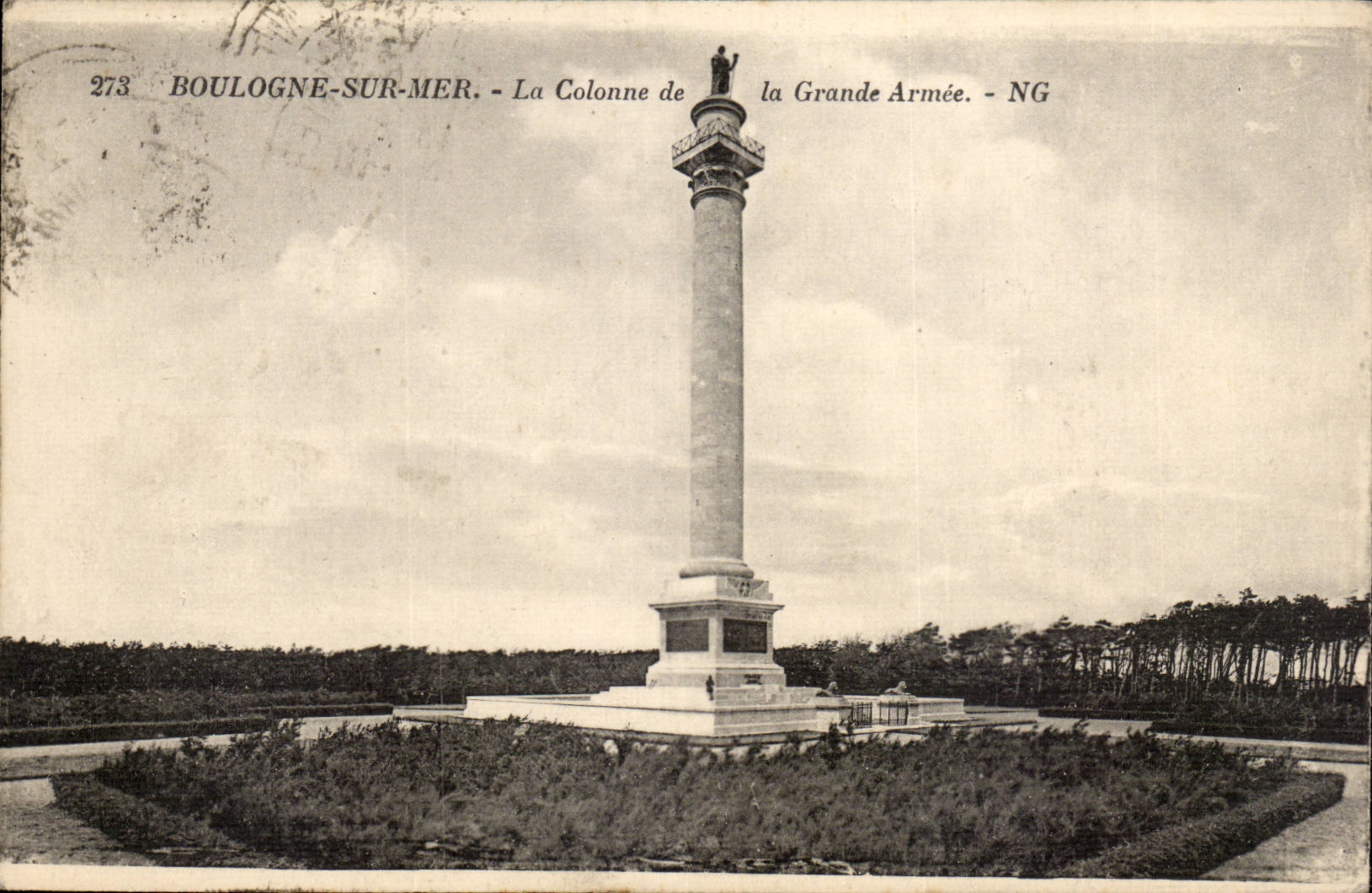 Boulogne on Sea - the Column of the Large army - CPA