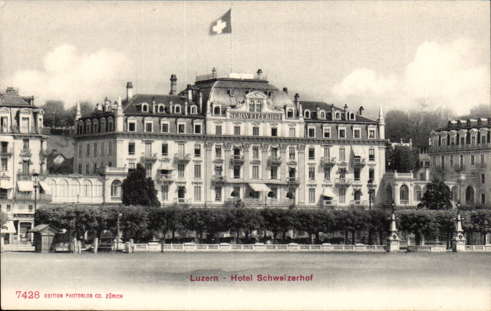 Switzerland Luzern CPA Schweizerhof Hotel