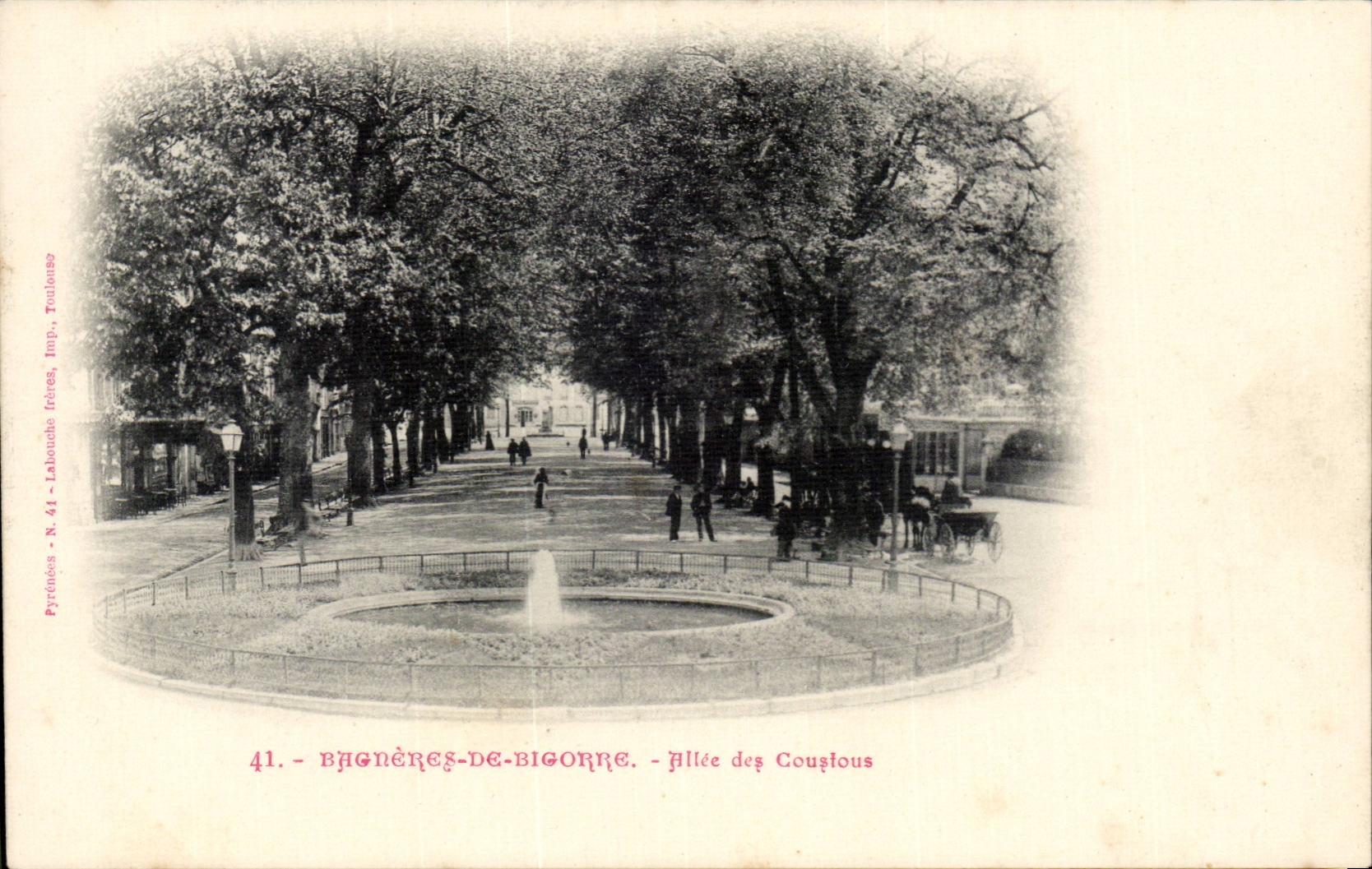 Bagnerres de Bigorre CPA Allee of Coustous