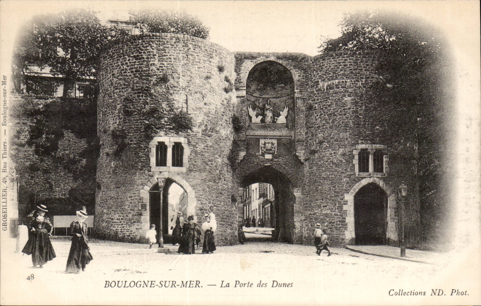 Boulogne on Sea CPA the door of the Dunes