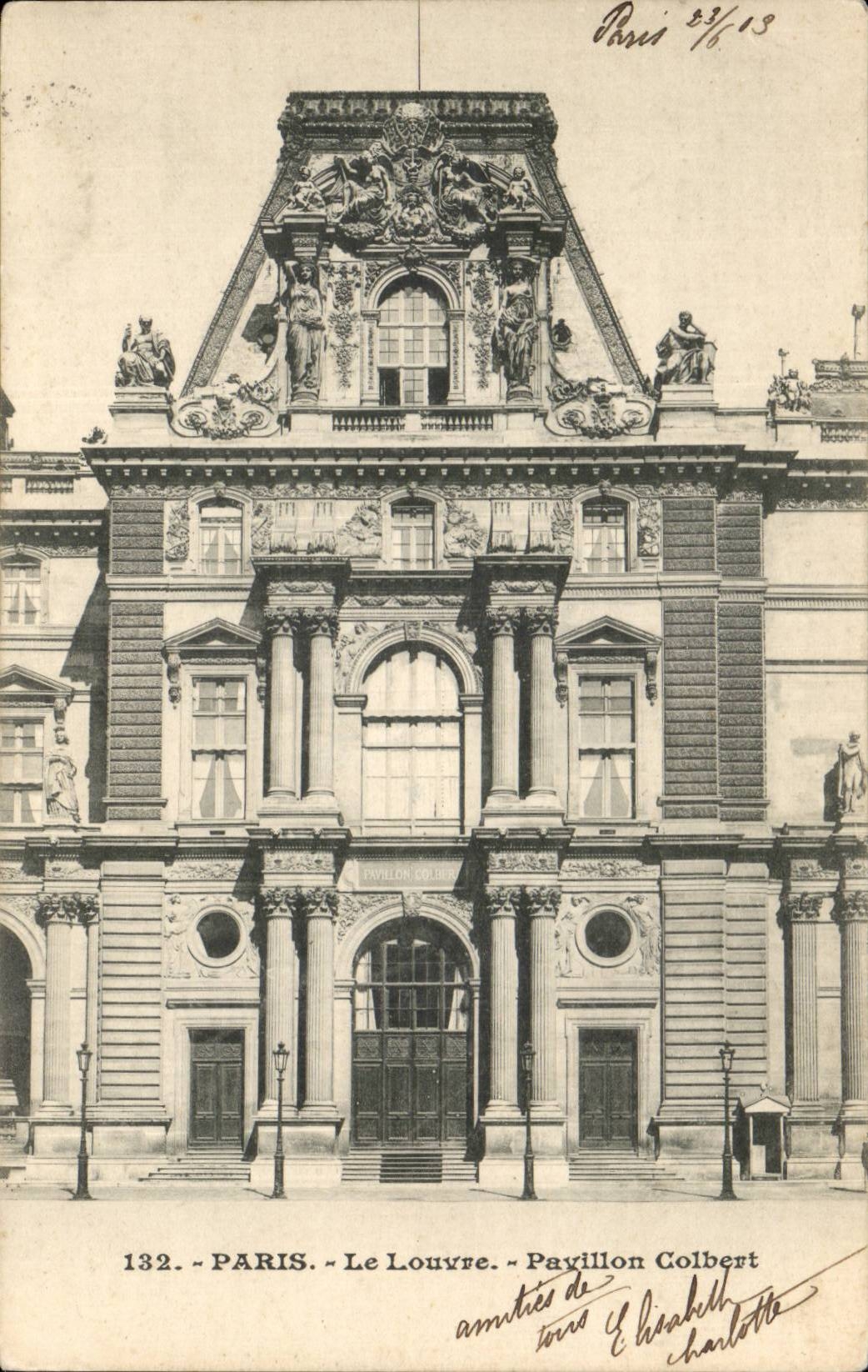 Paris 7 - Le Louvre - Pavillon Colbert - CPA