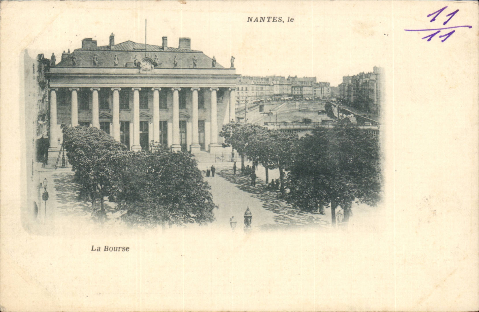 Nantes - the Stock Exchange - CPA