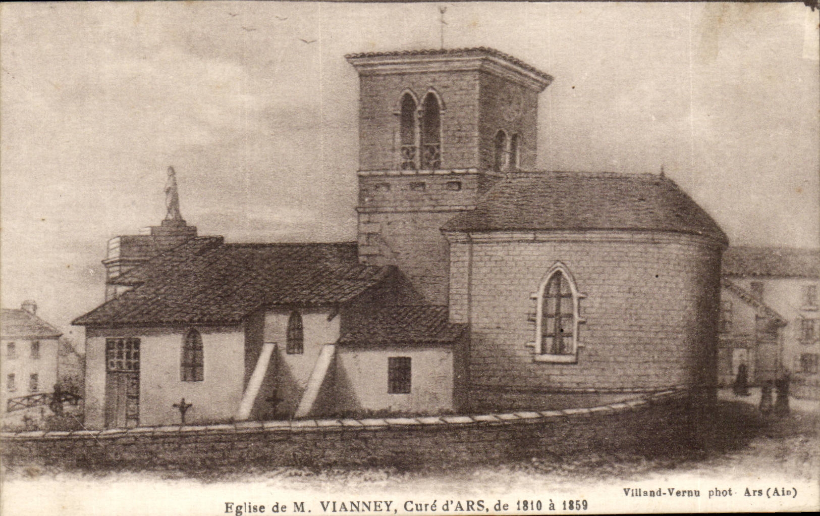 Clean of Ars - Church of Mr Vianney - CPA